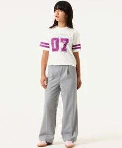 Meisjes T-shirt ecru