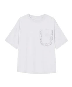 Meisjes T-shirt ecru