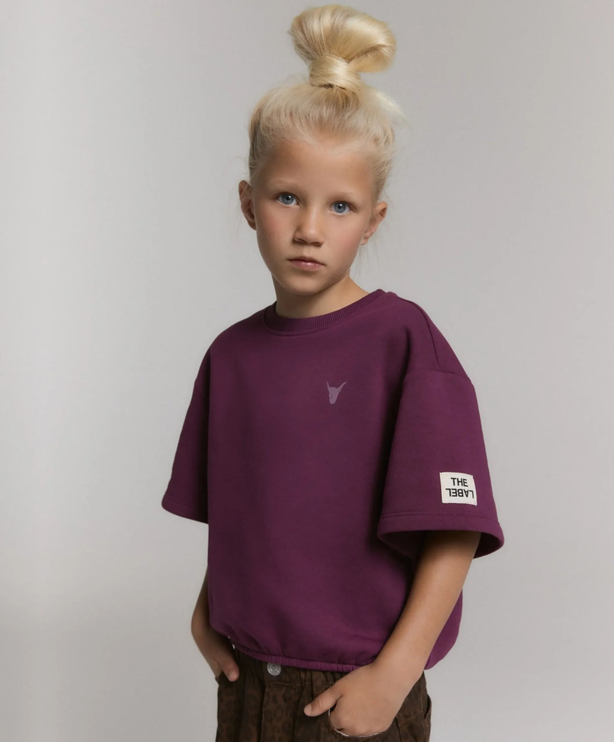 Meisjes T-shirt paars