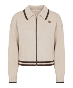 Meisjes vest beige