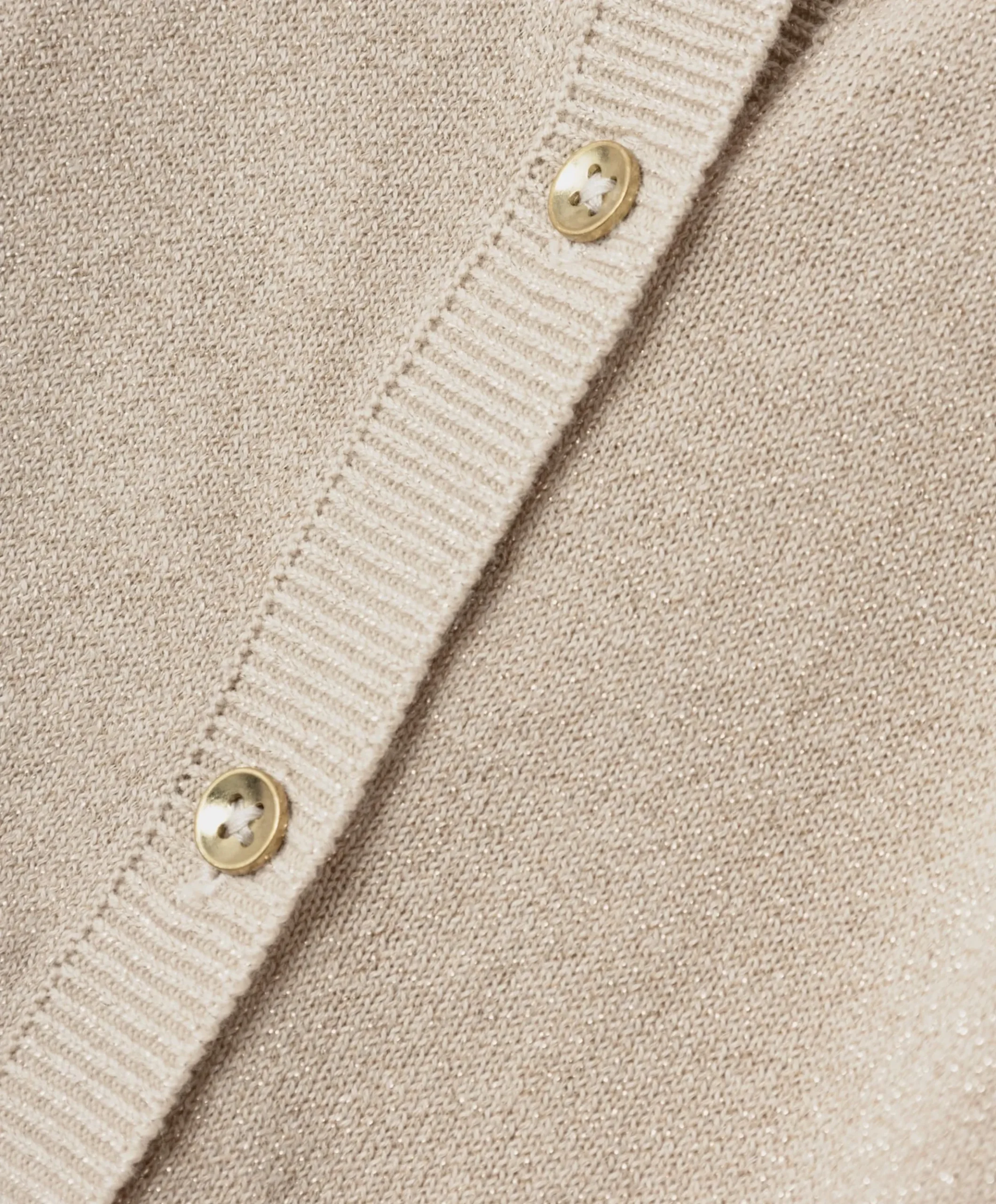 Meisjes vest beige