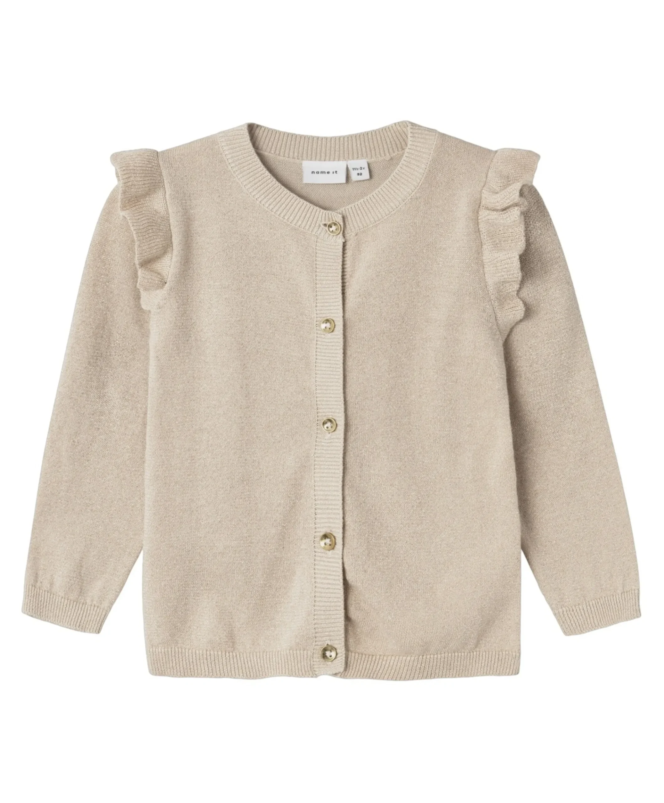 Meisjes vest beige
