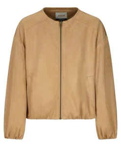 Meisjes vest beige