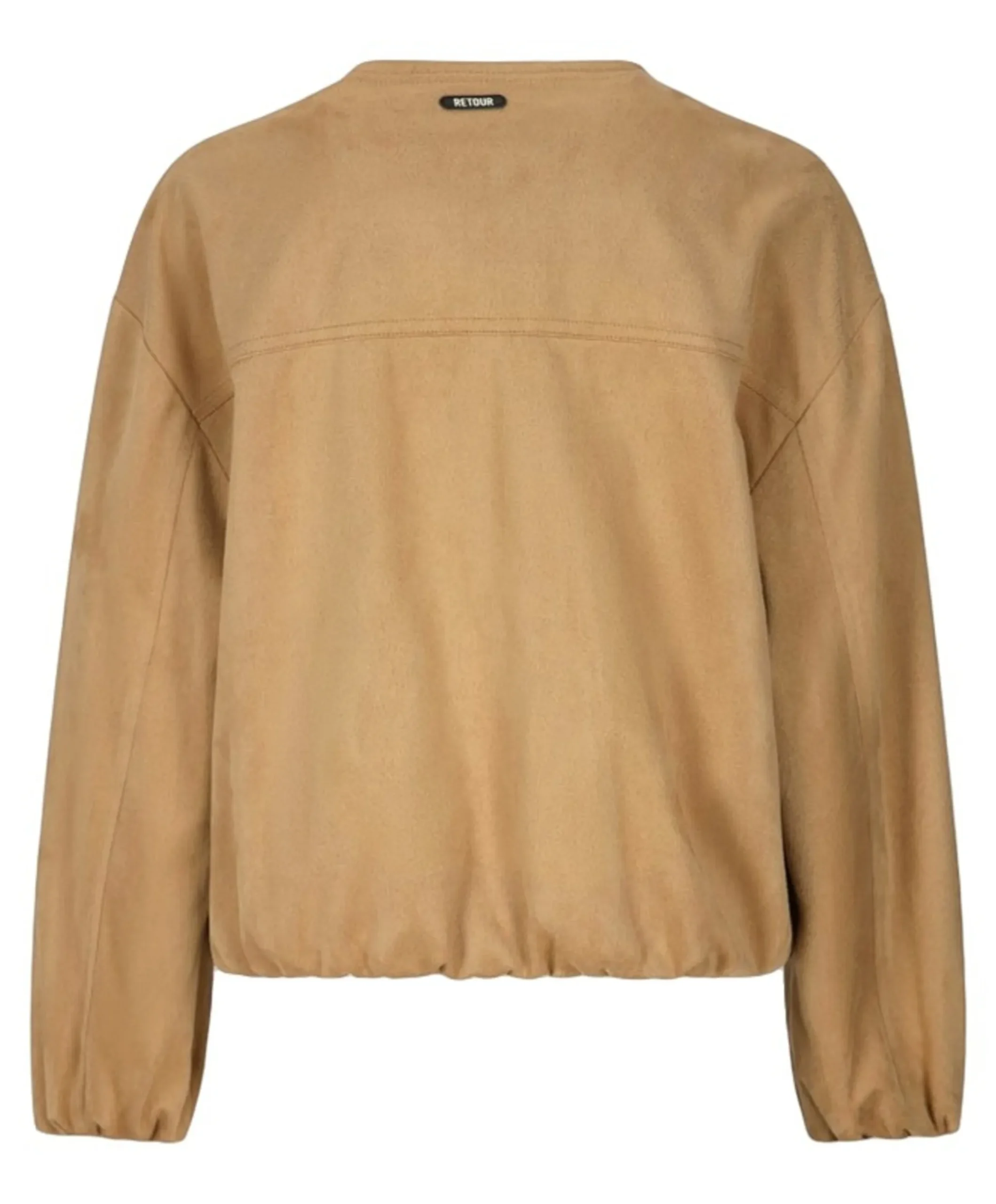 Meisjes vest beige