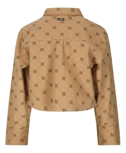 Meisjes vest beige