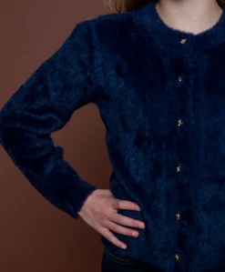 Meisjes vest blauw