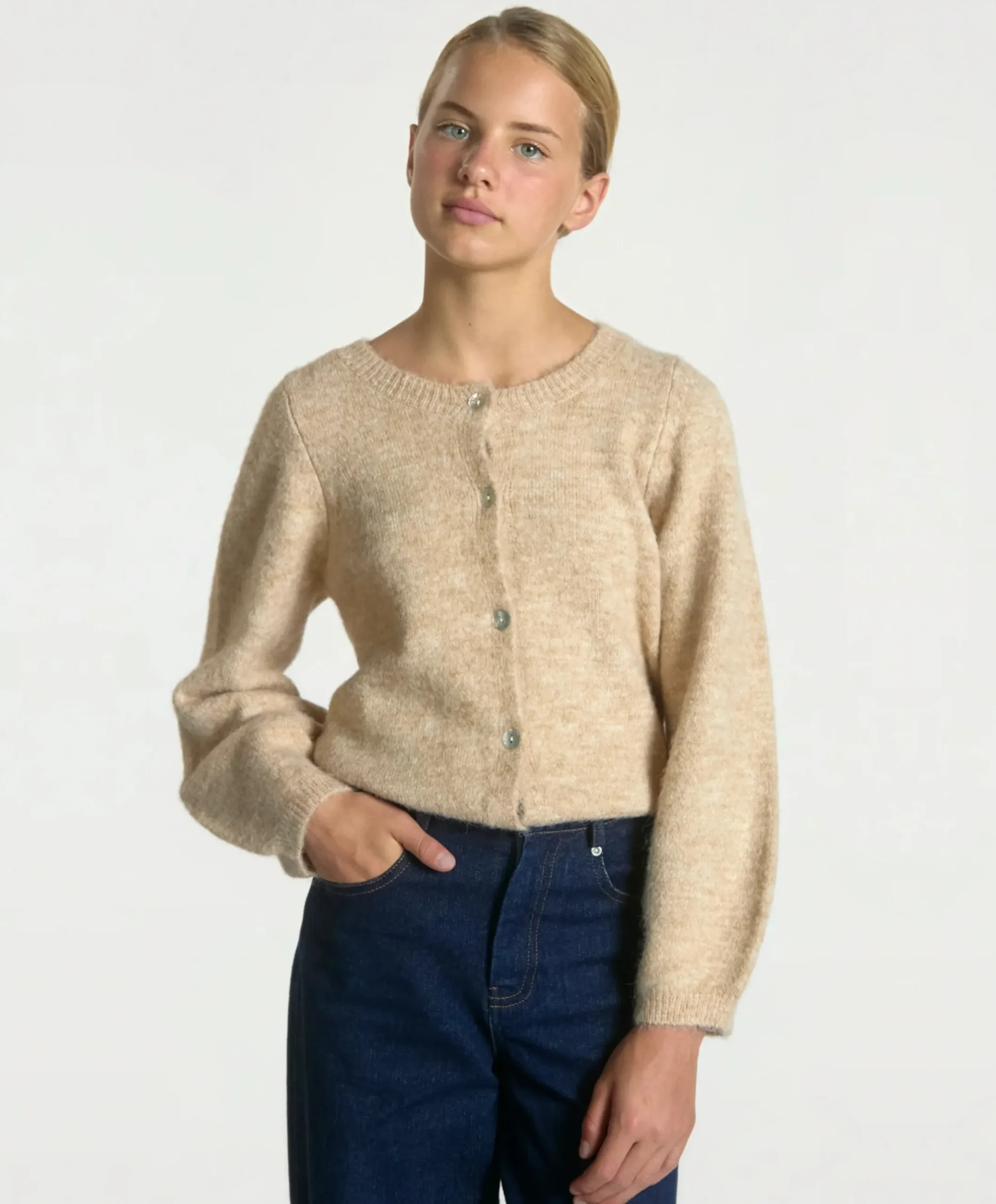 Meisjes vest blauw
