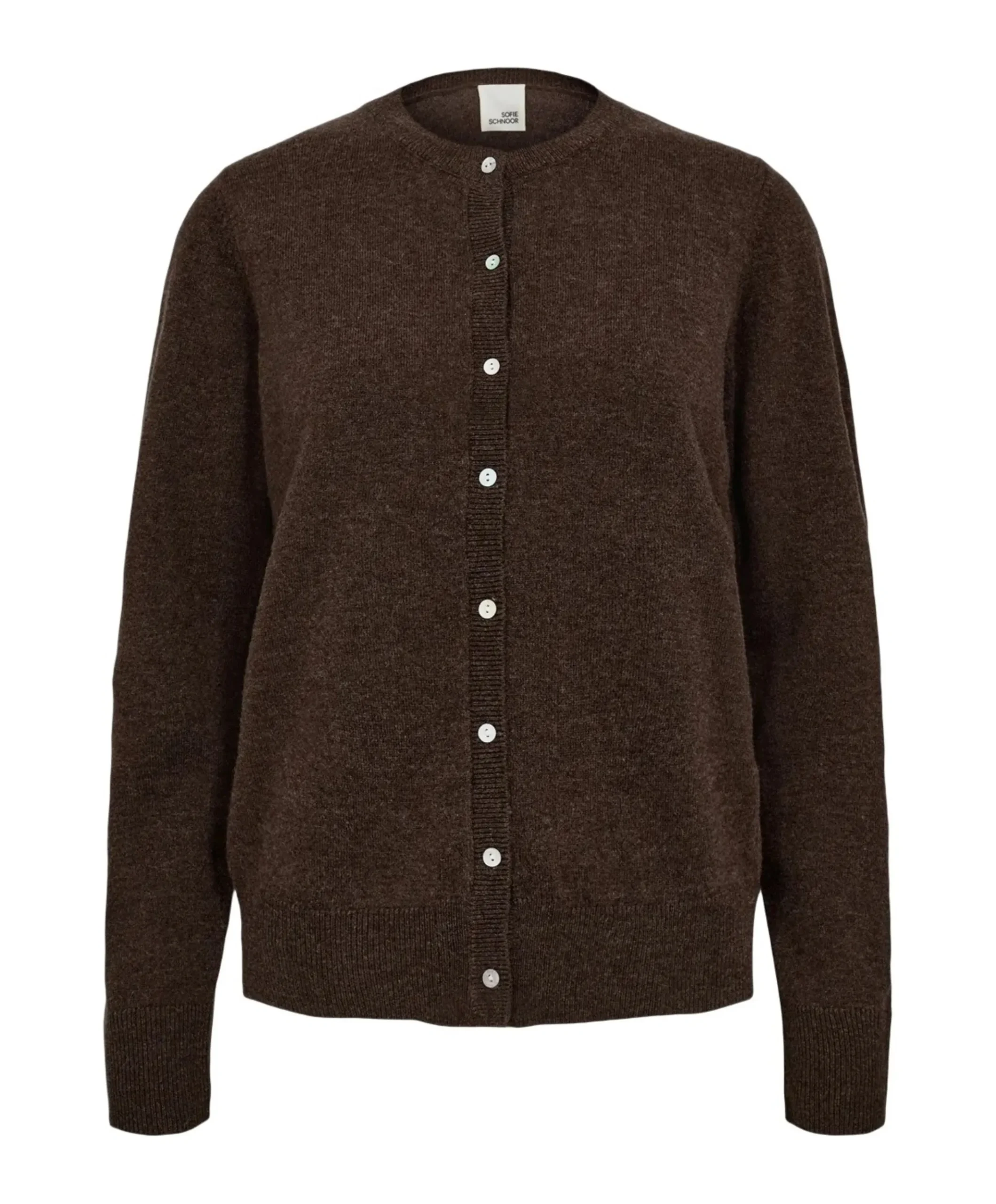 Meisjes vest bruin