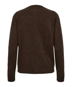Meisjes vest bruin