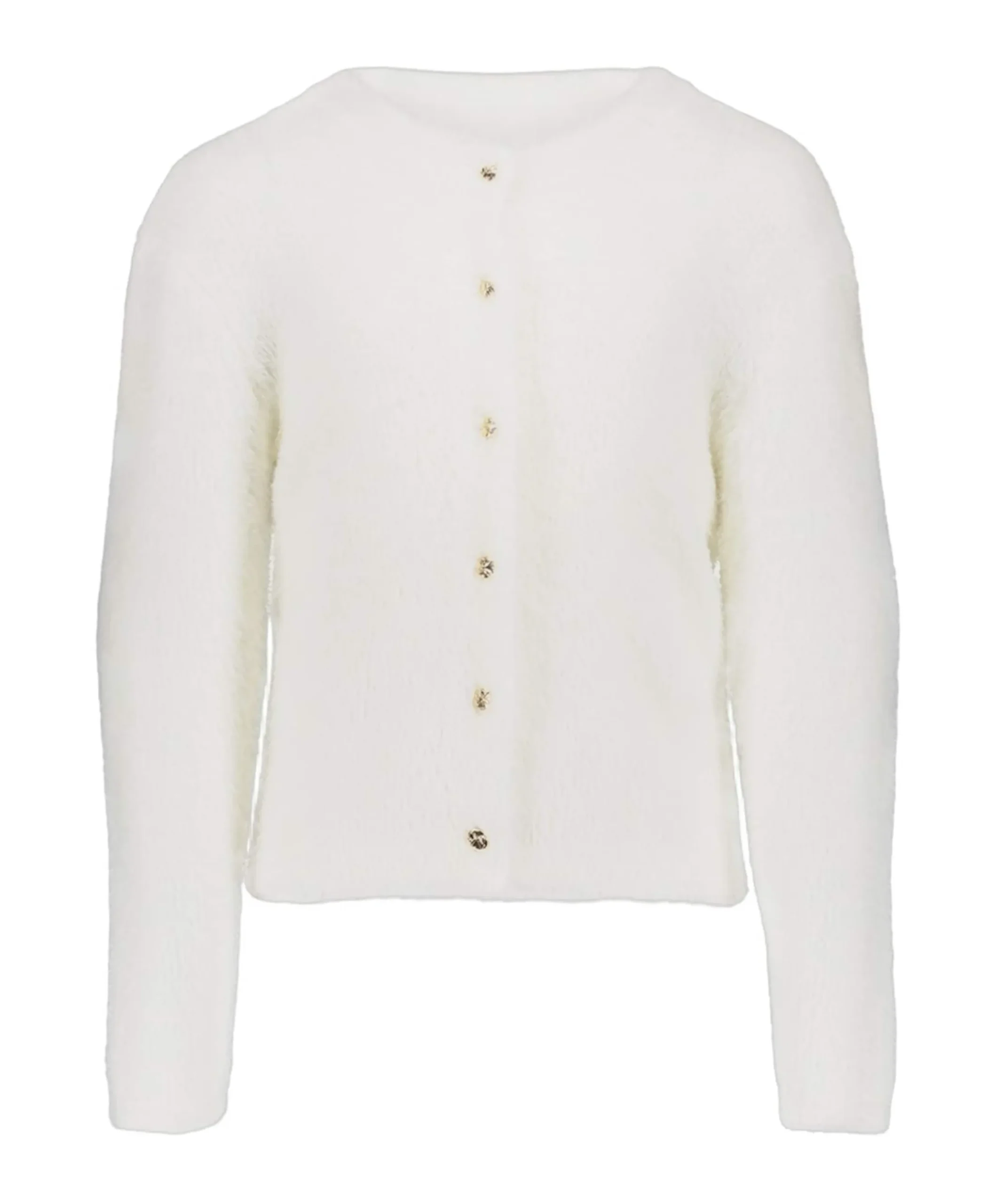 Meisjes vest ecru