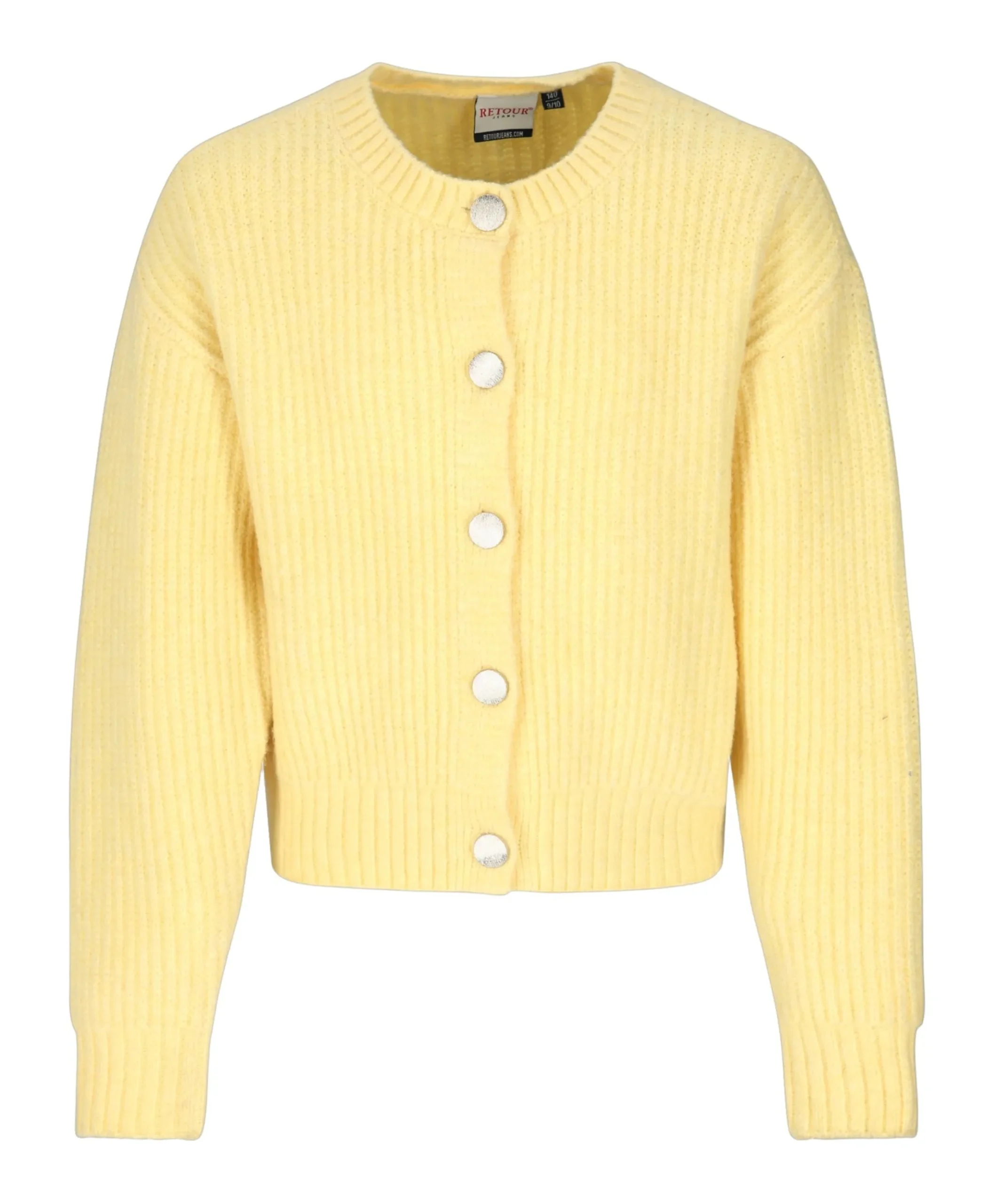 Meisjes vest geel