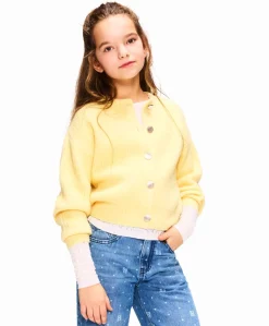 Meisjes vest geel