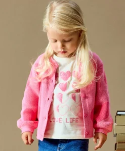 Meisjes vest roze