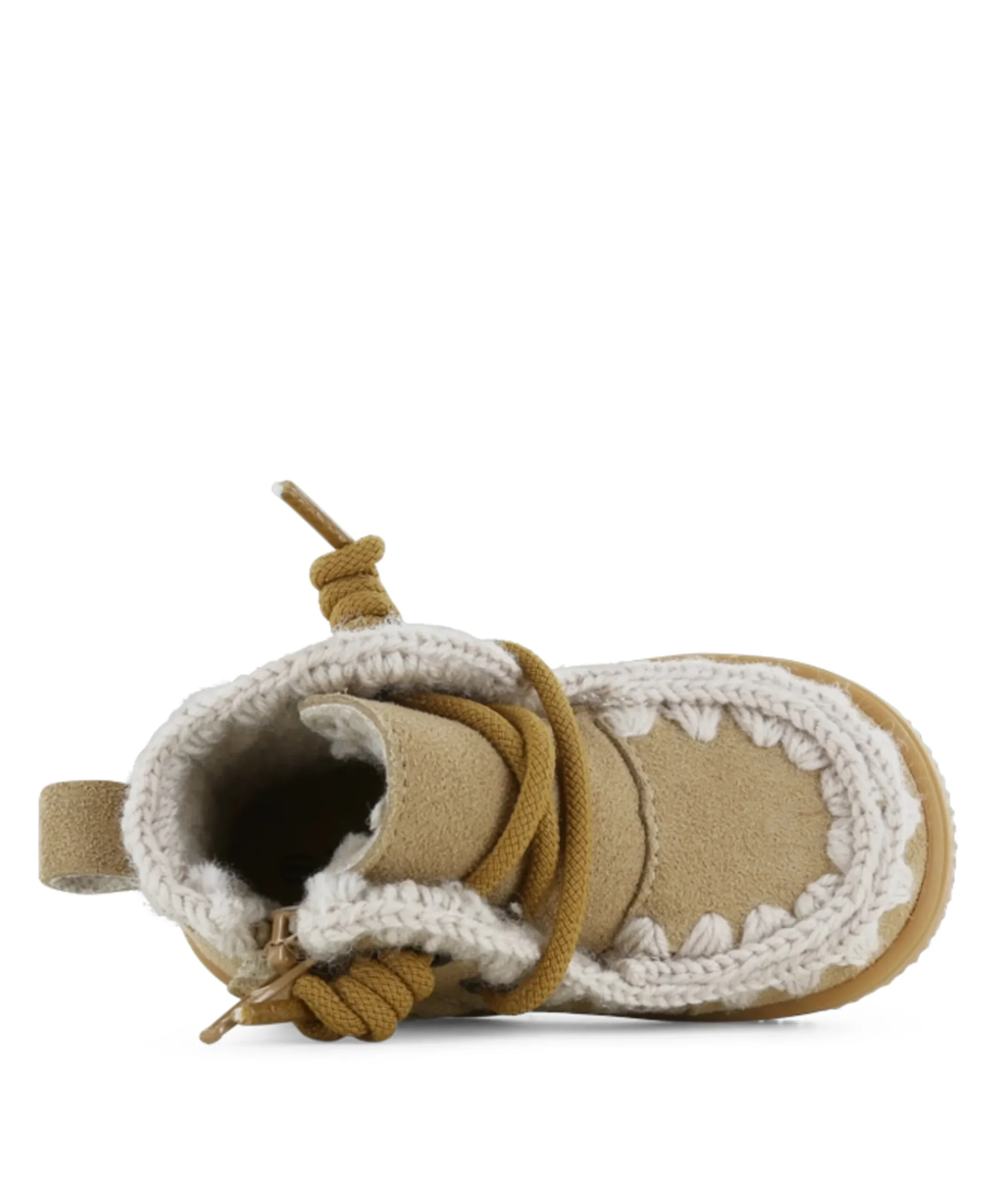 meisjes veterschoenen beige