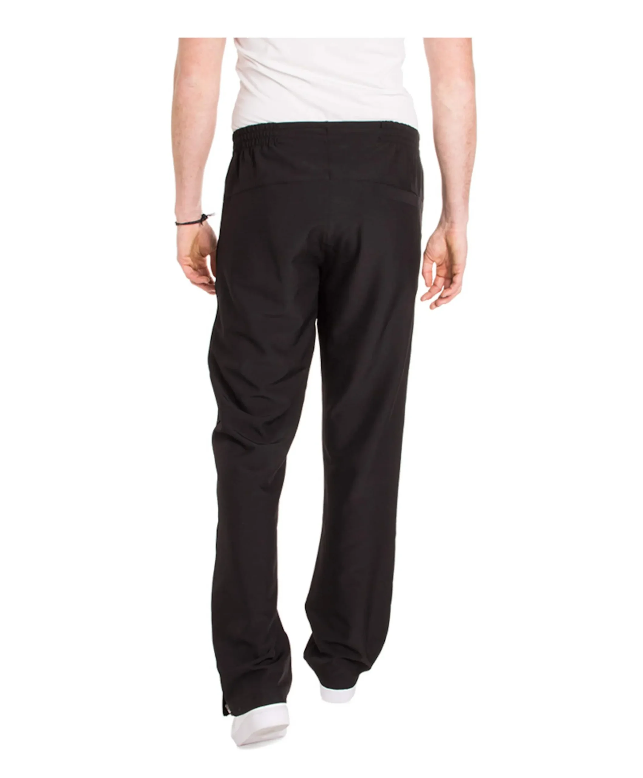 men pant heren trainingsbroek zwart