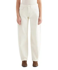mid waist balloon jeans ecru