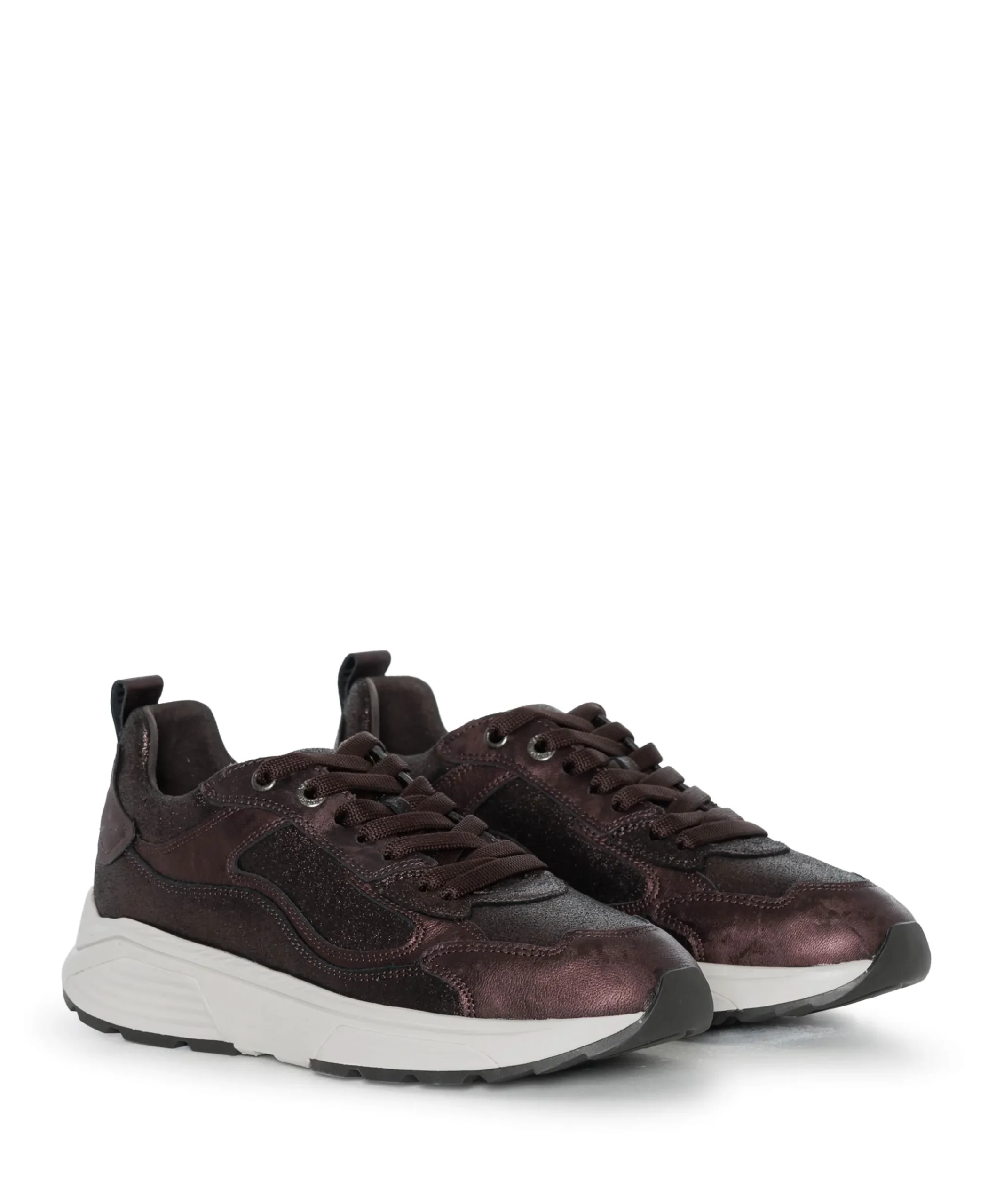Milau dames sneakers bruin