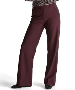 Mira (Elastic) - Twill Jersey - 301 dames broek bordeaux