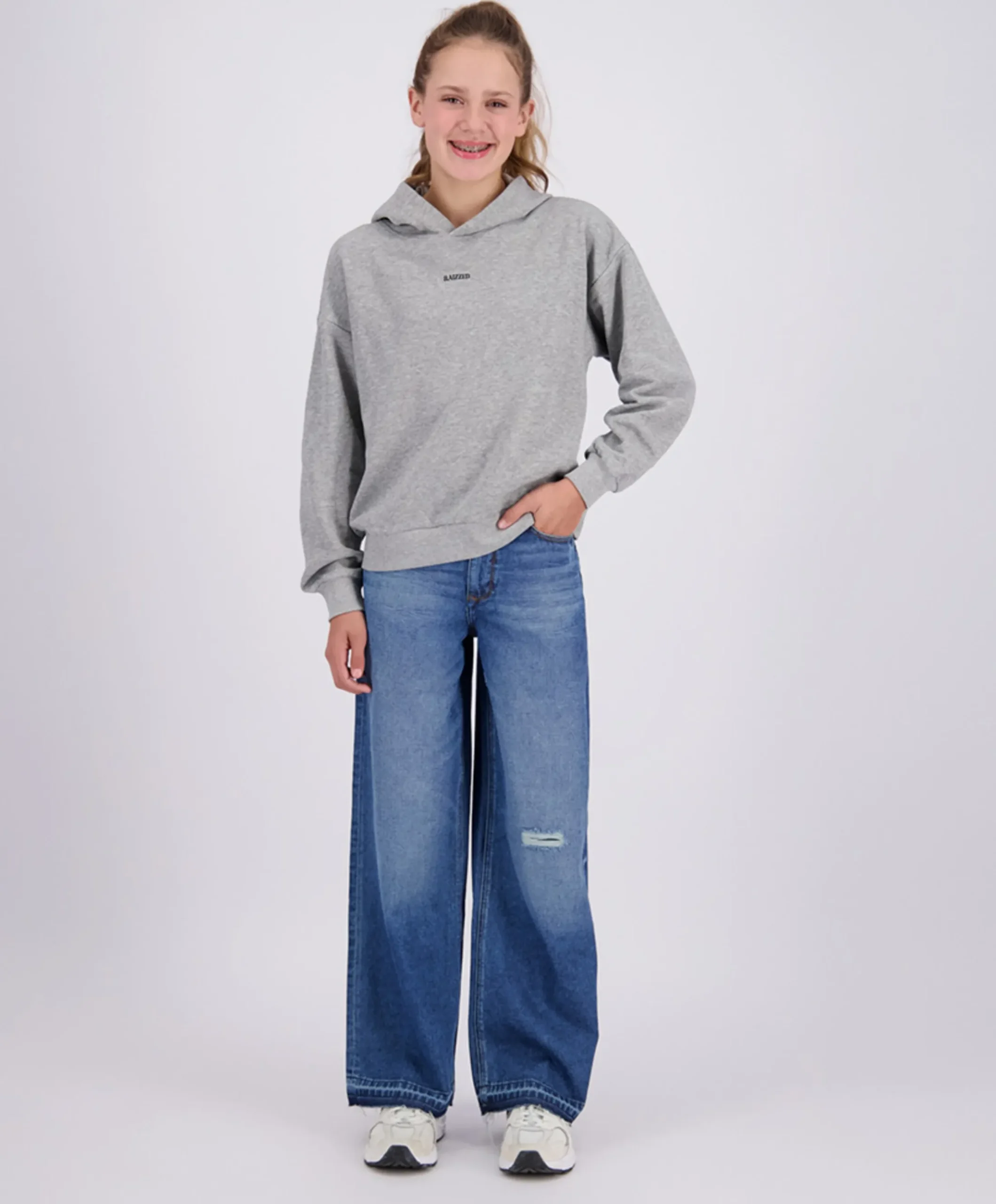Monaco Crafted meisjes jeans blauw