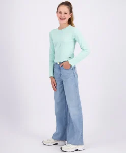 Monaco meisjes jeans blauw