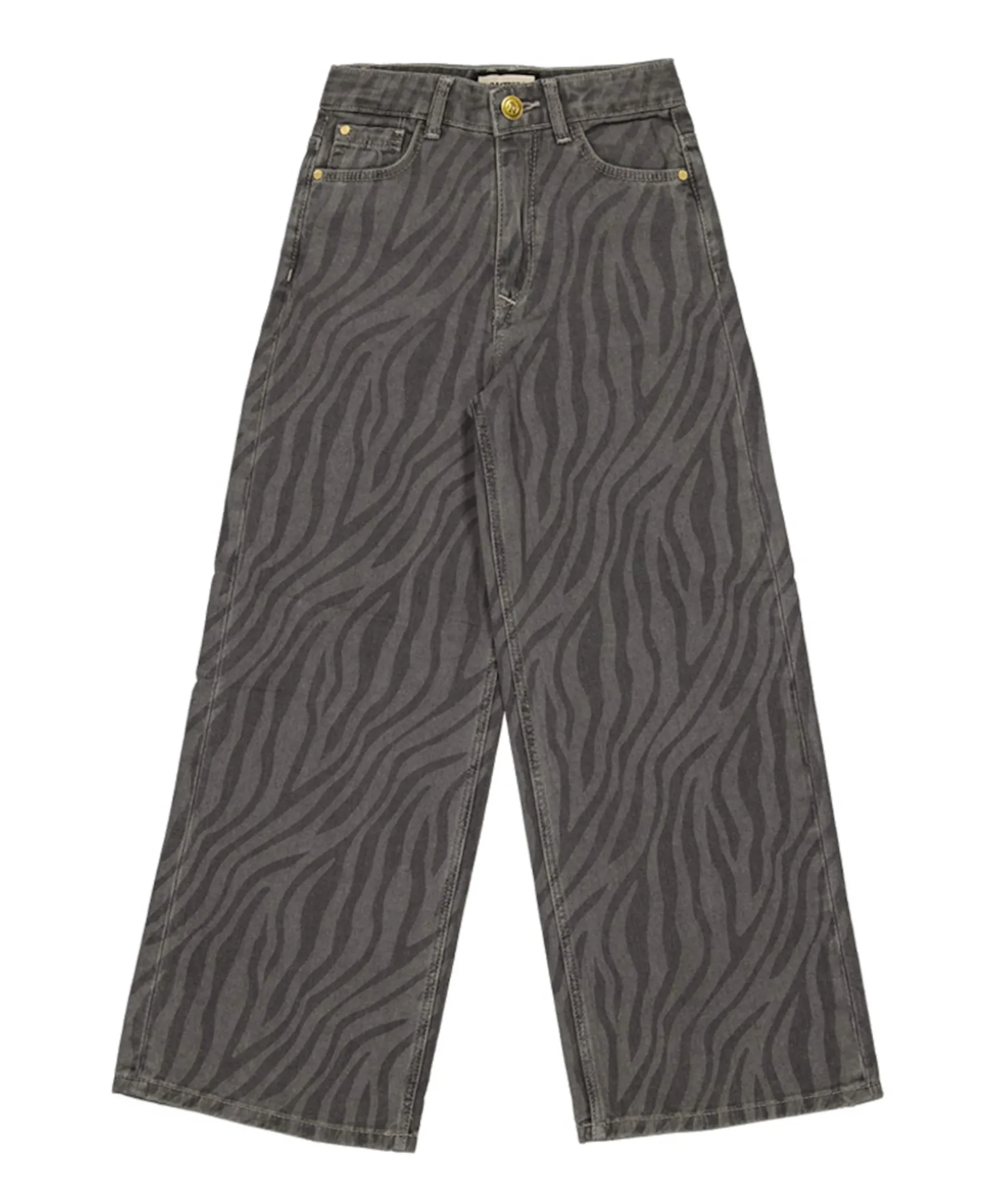 Monaco Zebra meisjes jeans grijs
