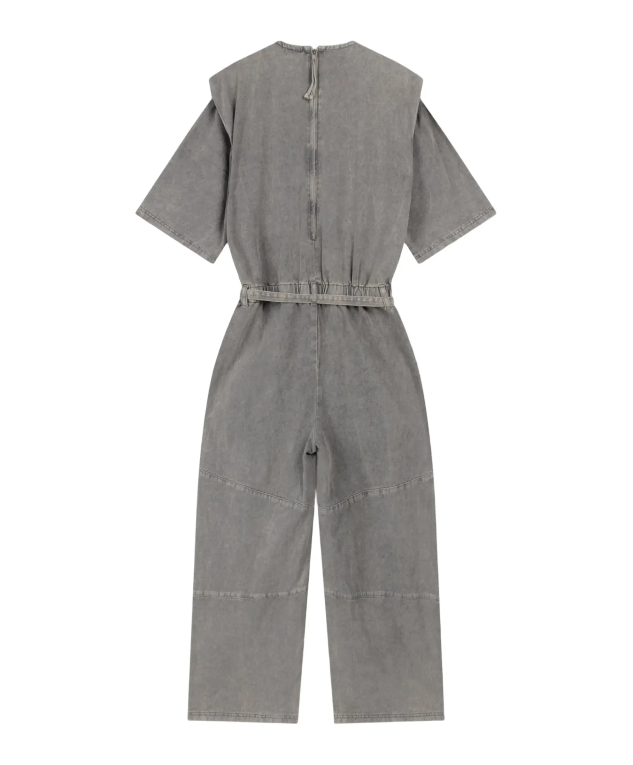 MONA dames jumpsuit grijs