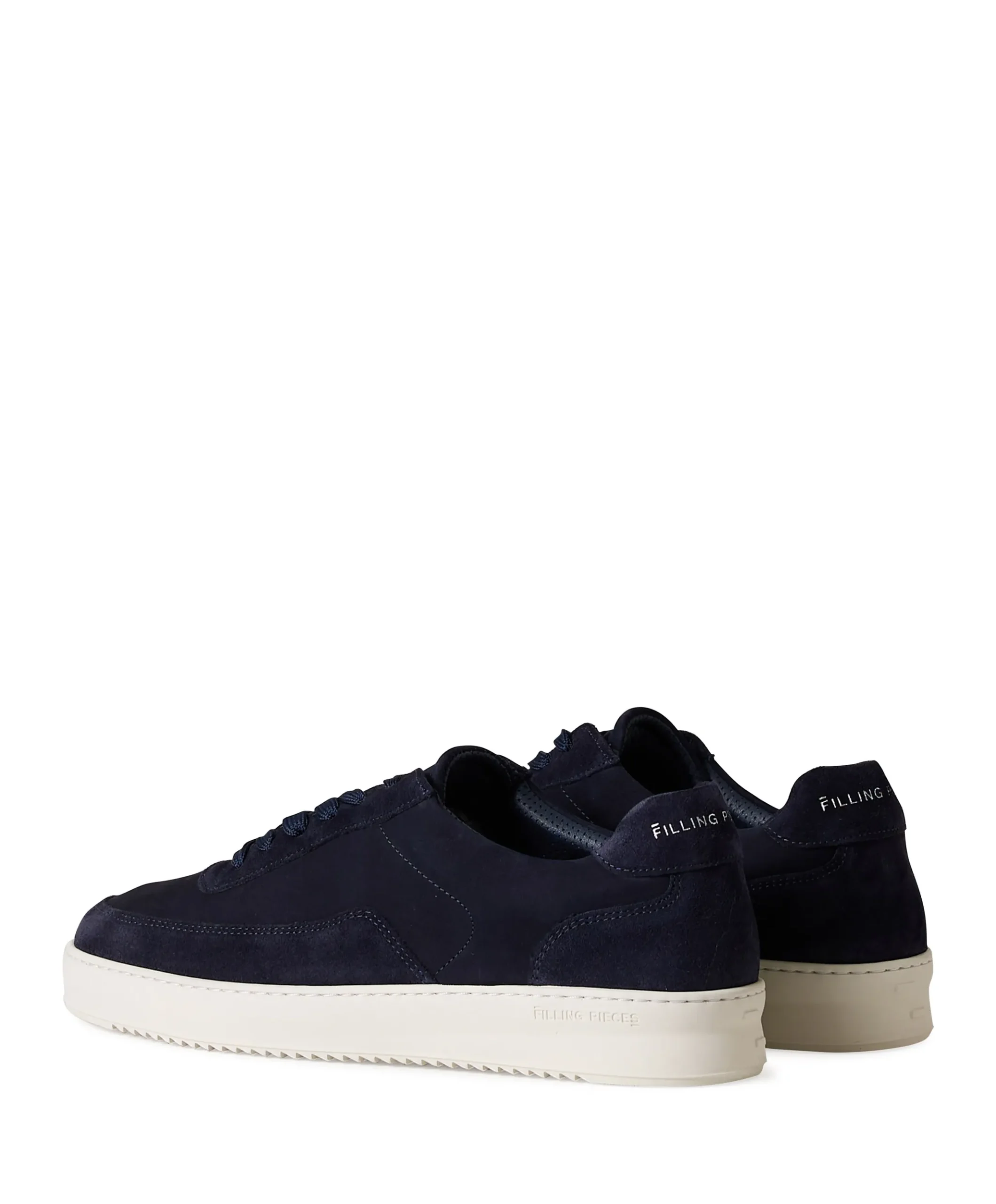 Mondo Suede Grain heren sneakers blauw