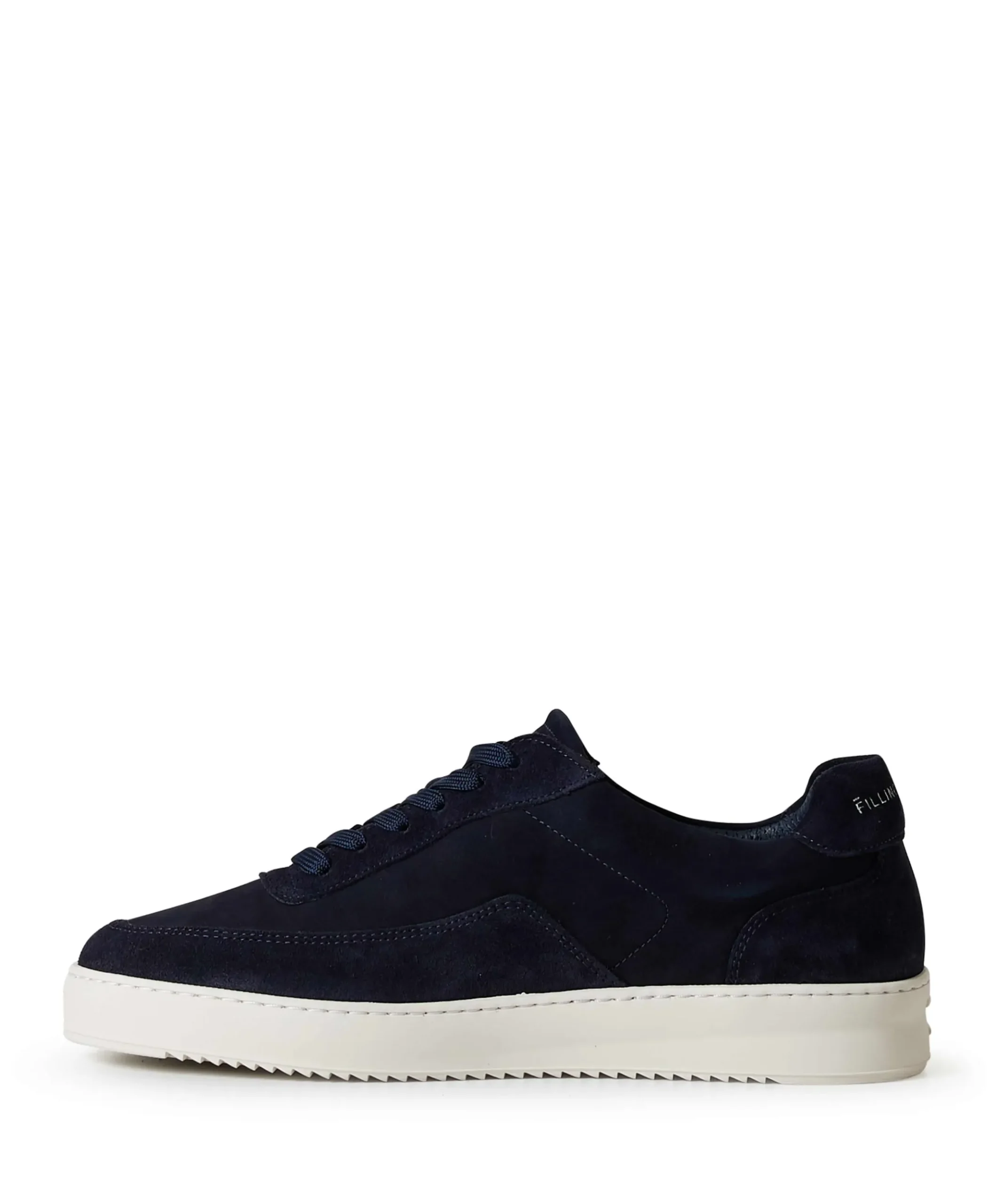 Mondo Suede Grain heren sneakers blauw
