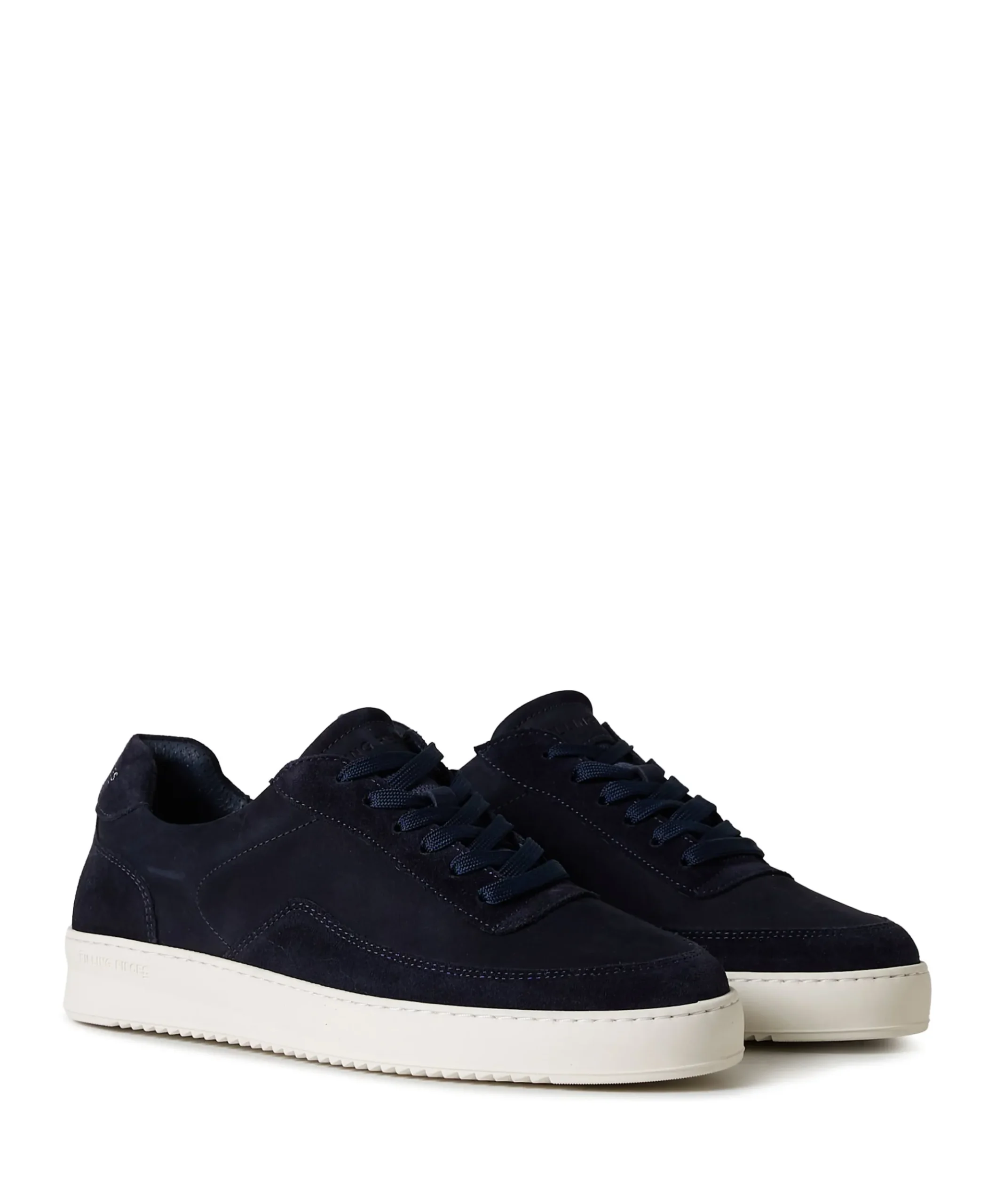 Mondo Suede Grain heren sneakers blauw