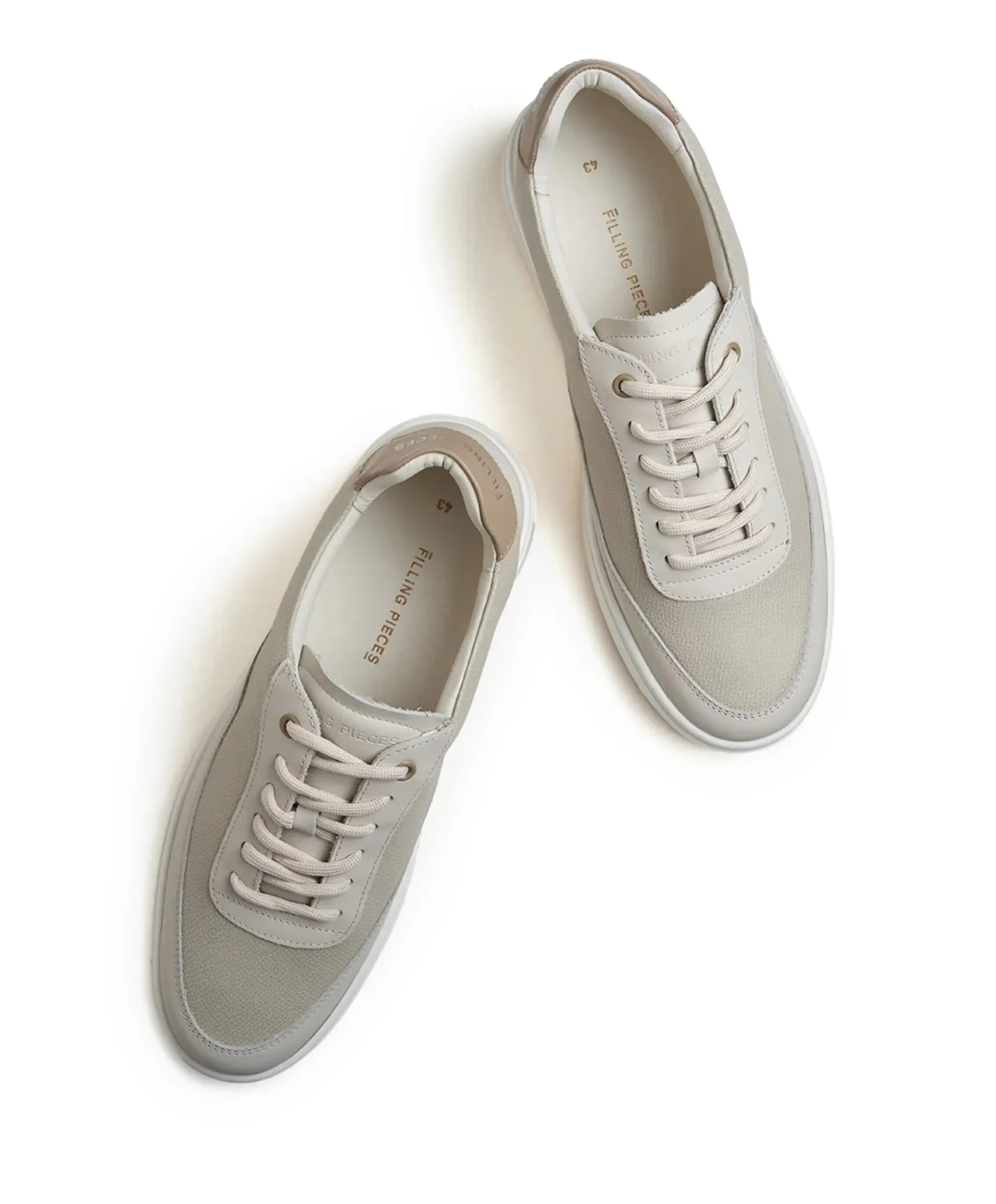 Mondo Suede Organic heren sneakers beige