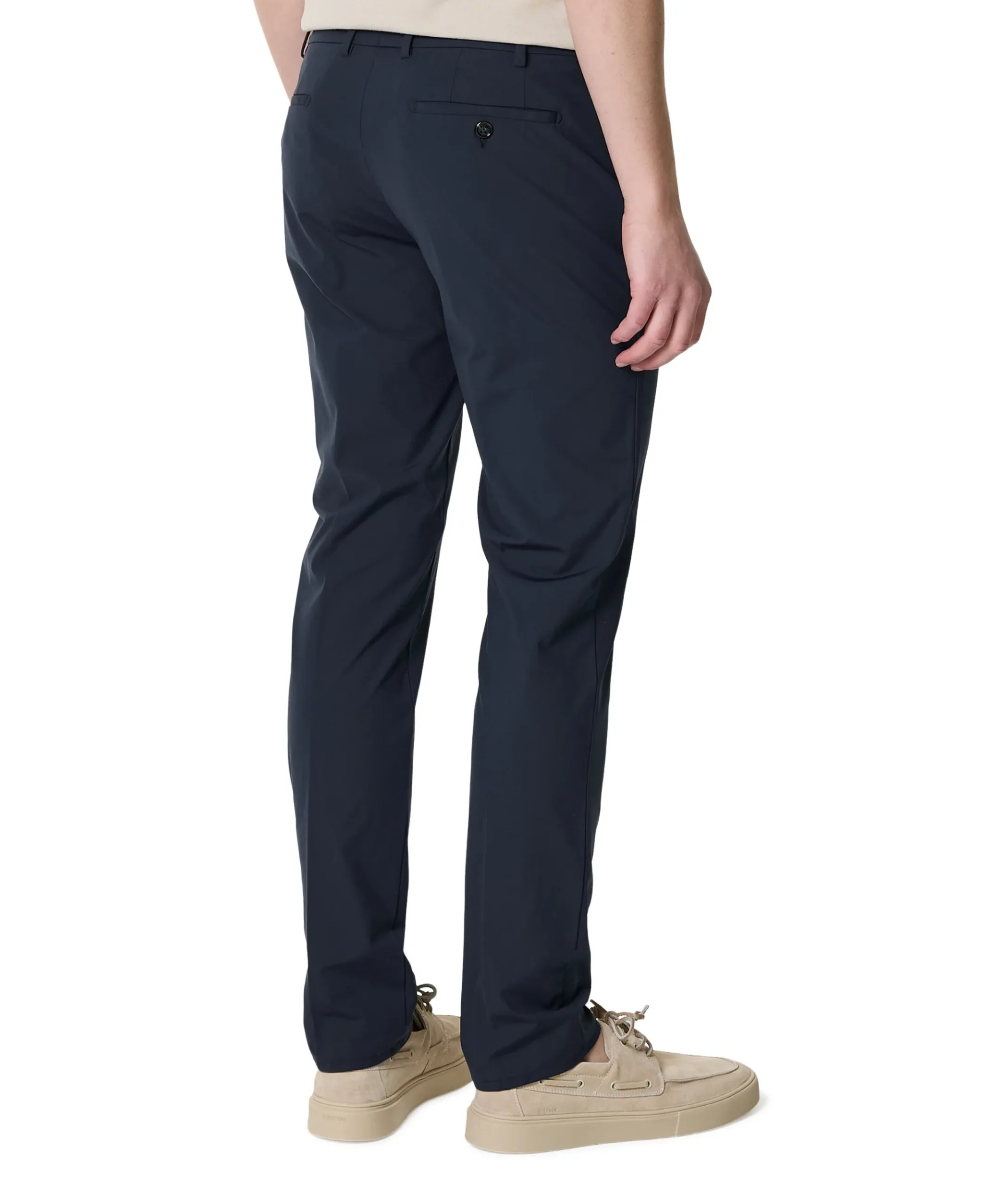 Morello elax heren pantalon blauw