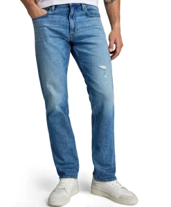 Mosa Straight heren jeans blauw