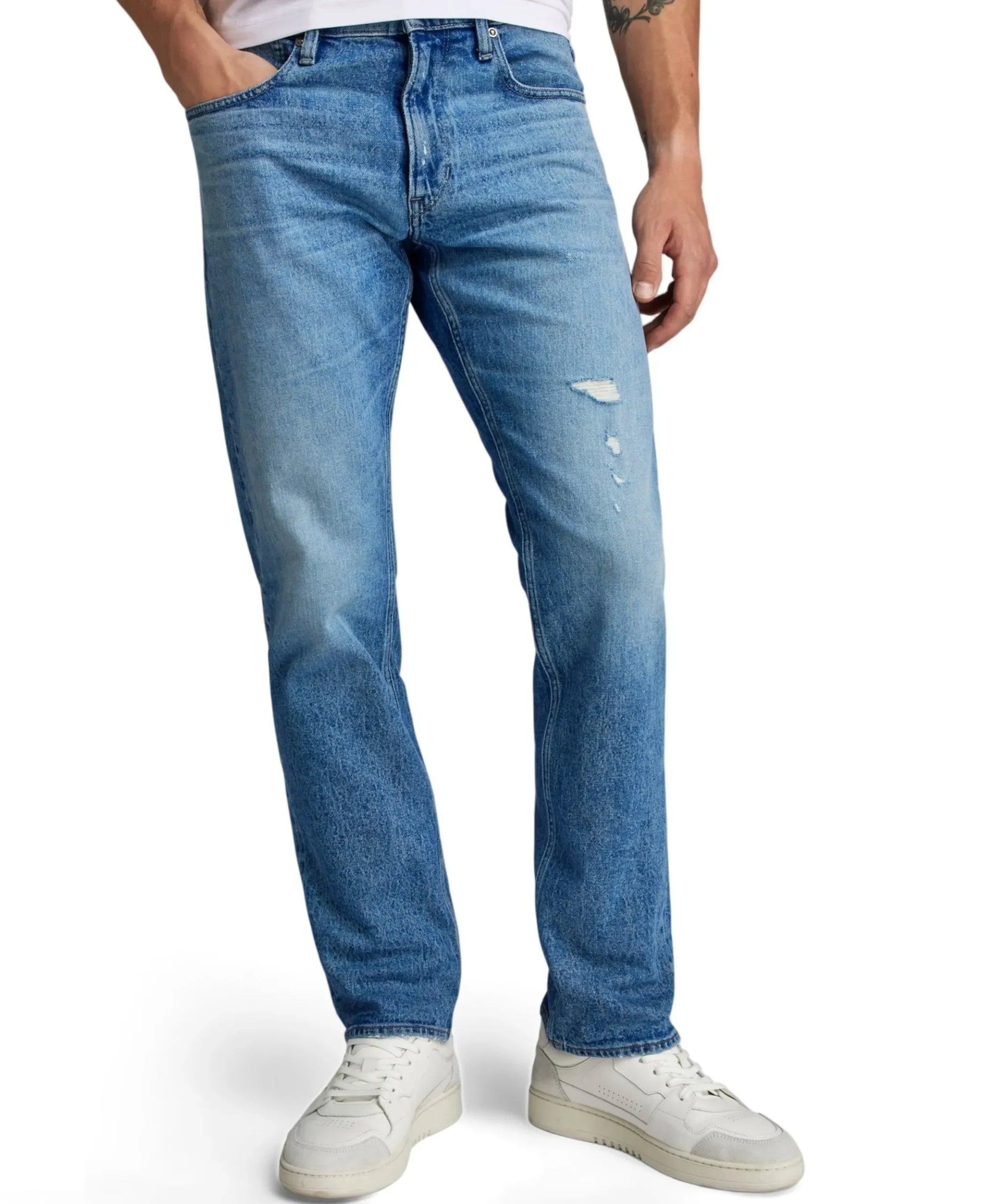 Mosa Straight heren jeans blauw