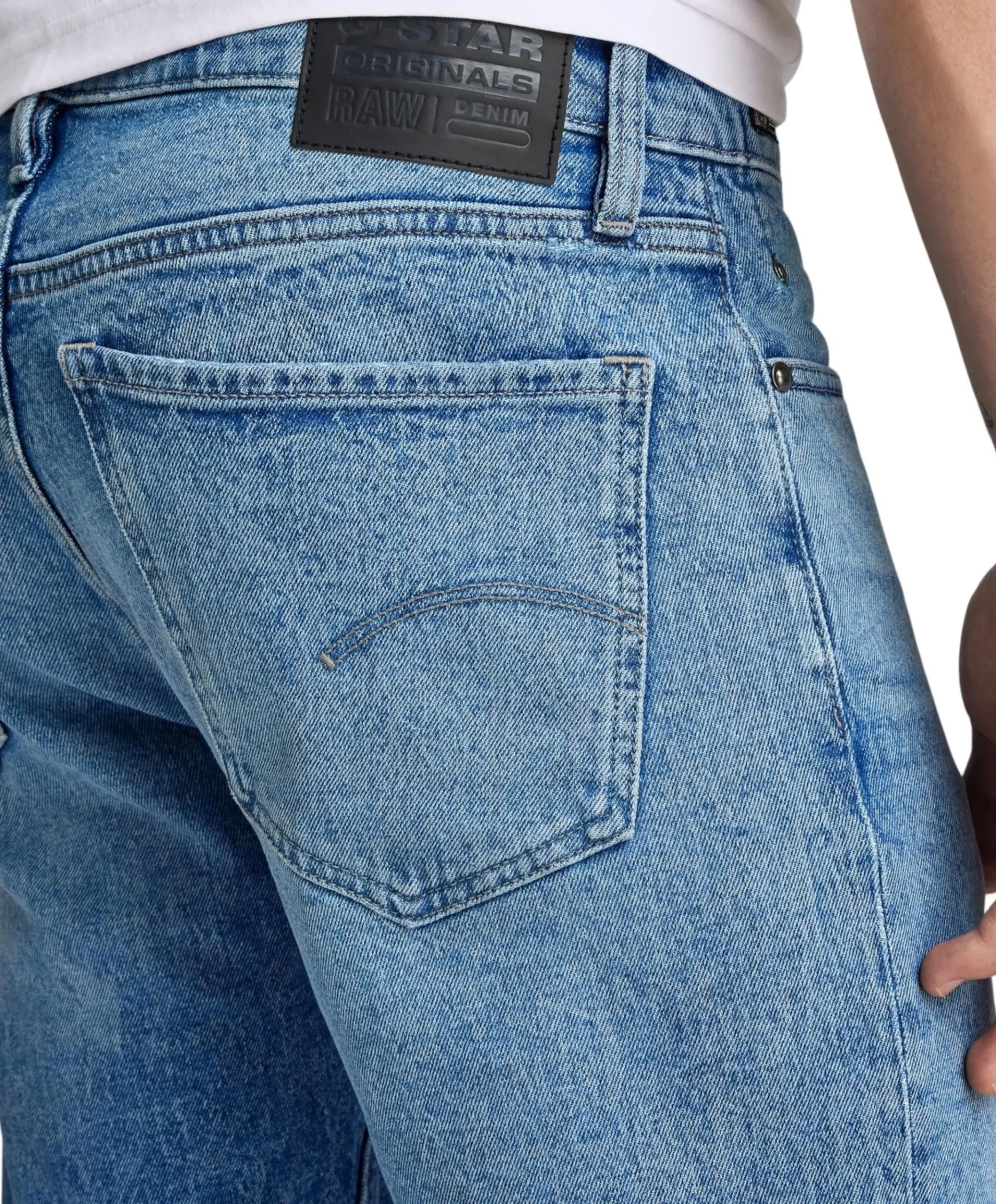 Mosa Straight heren jeans blauw