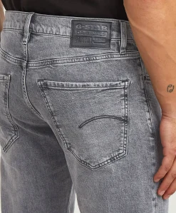 Mosa Straight heren jeans grijs