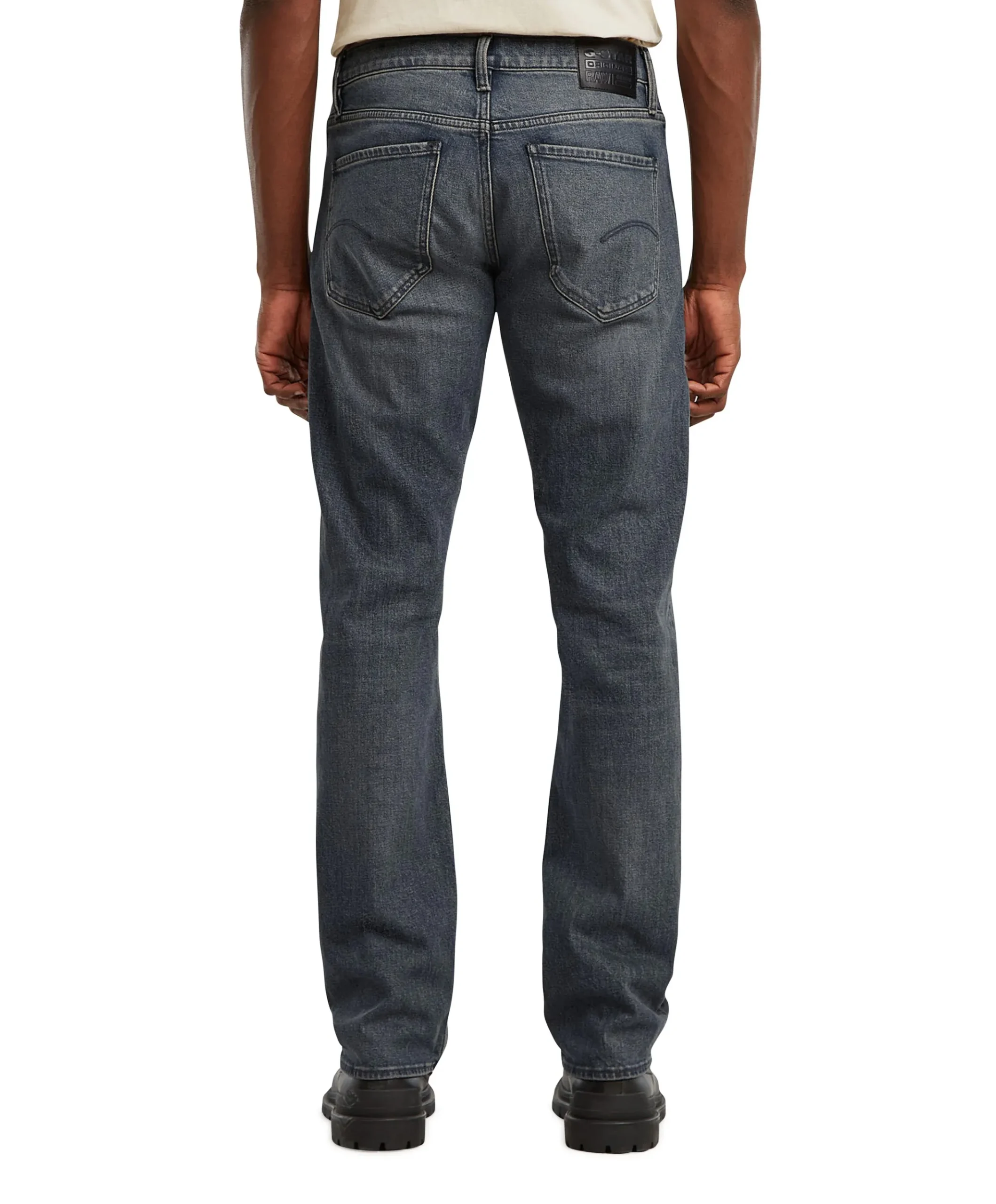 Mosa Straight heren jeans zwart