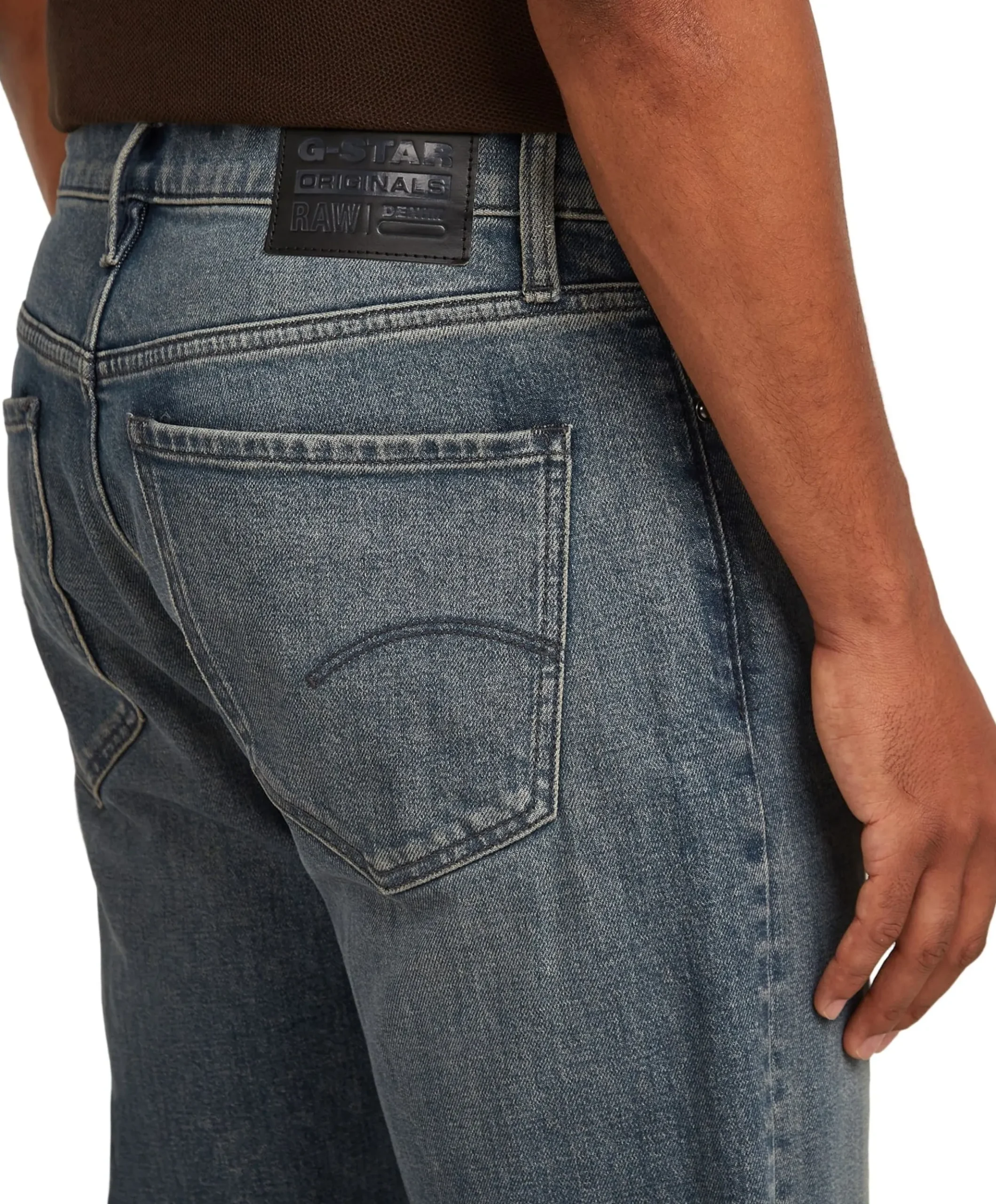 Mosa Straight heren jeans zwart