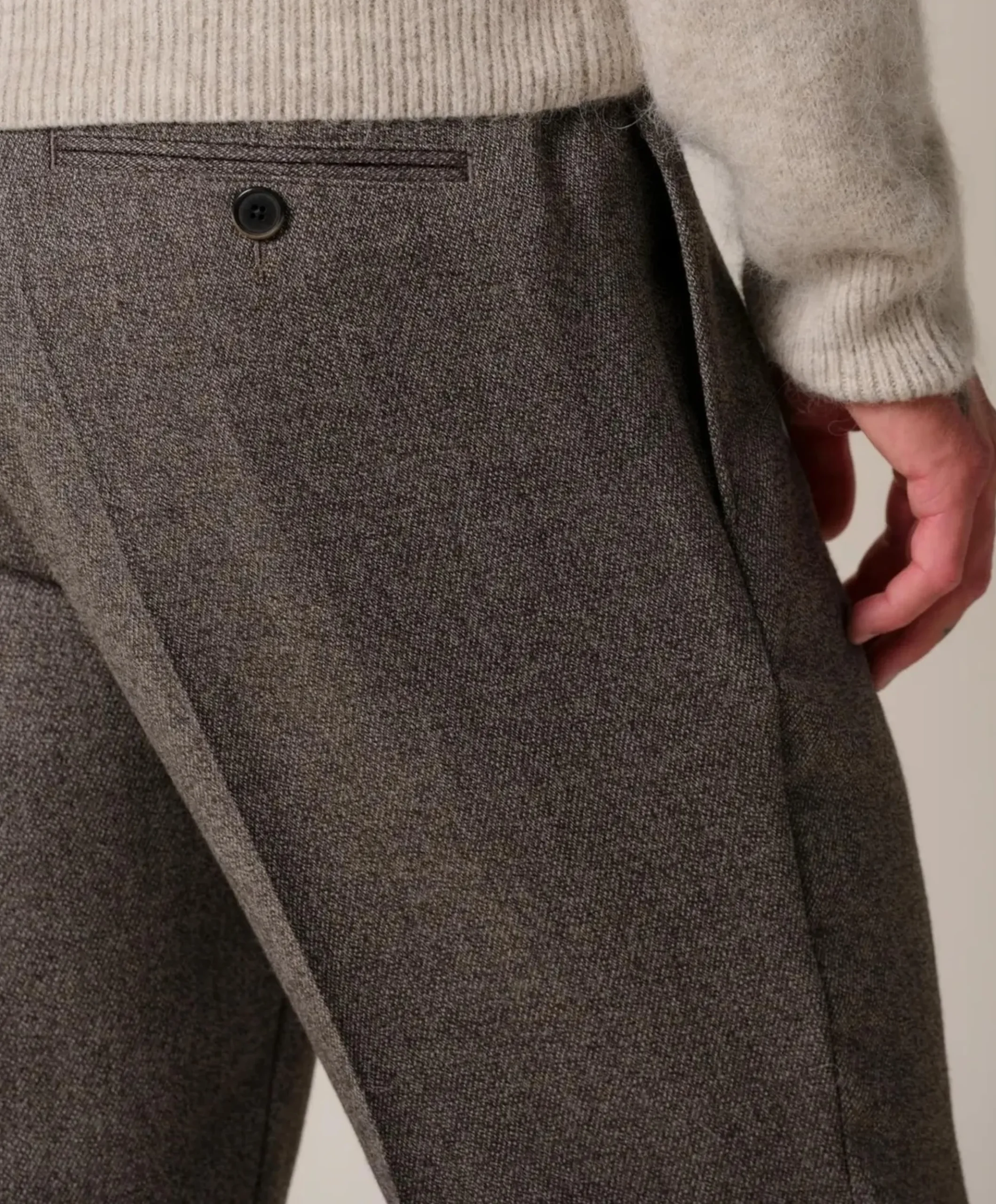 MOULINE LF heren broek bruin