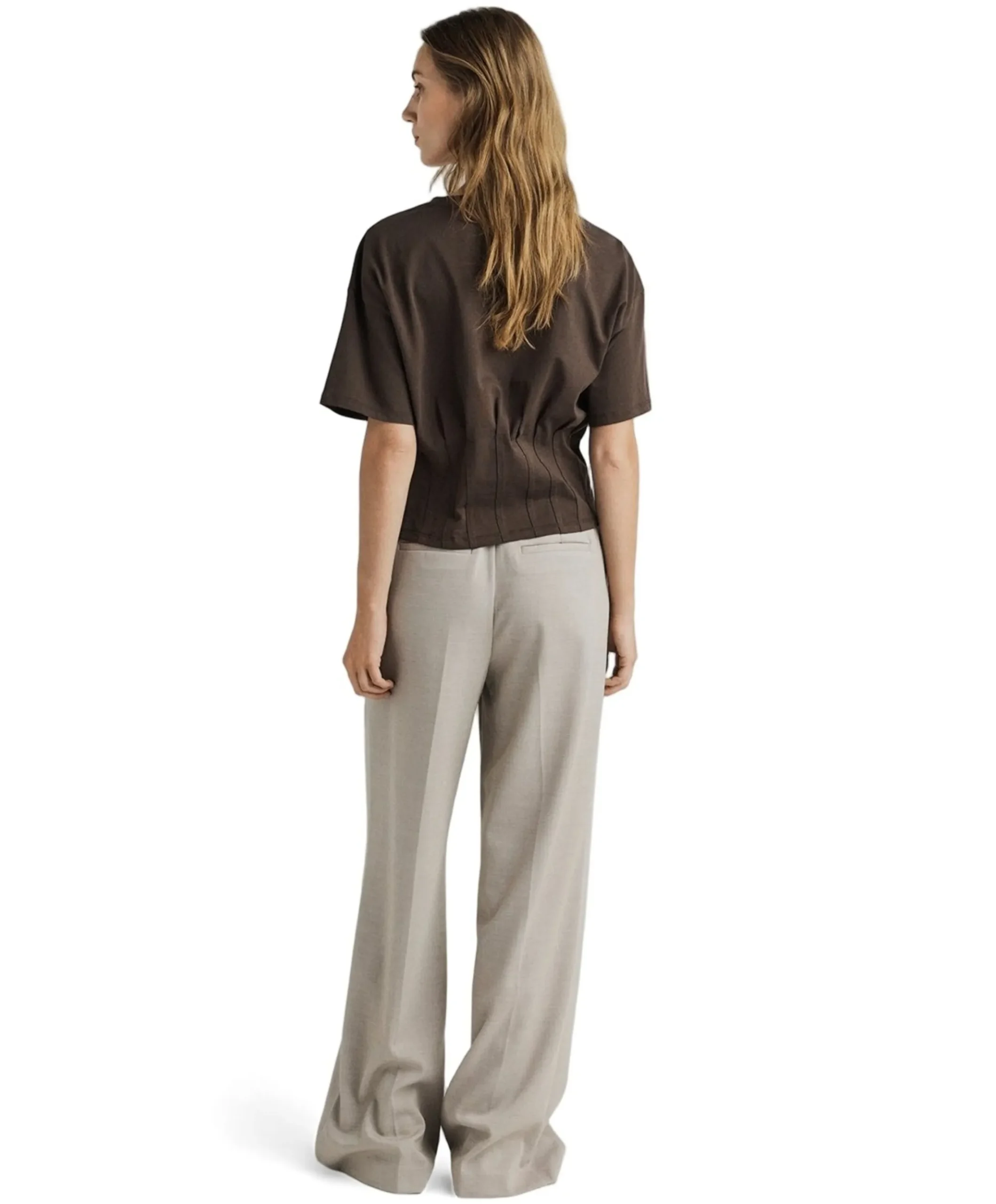 MSCHMarceli HW Long dames broek grijs