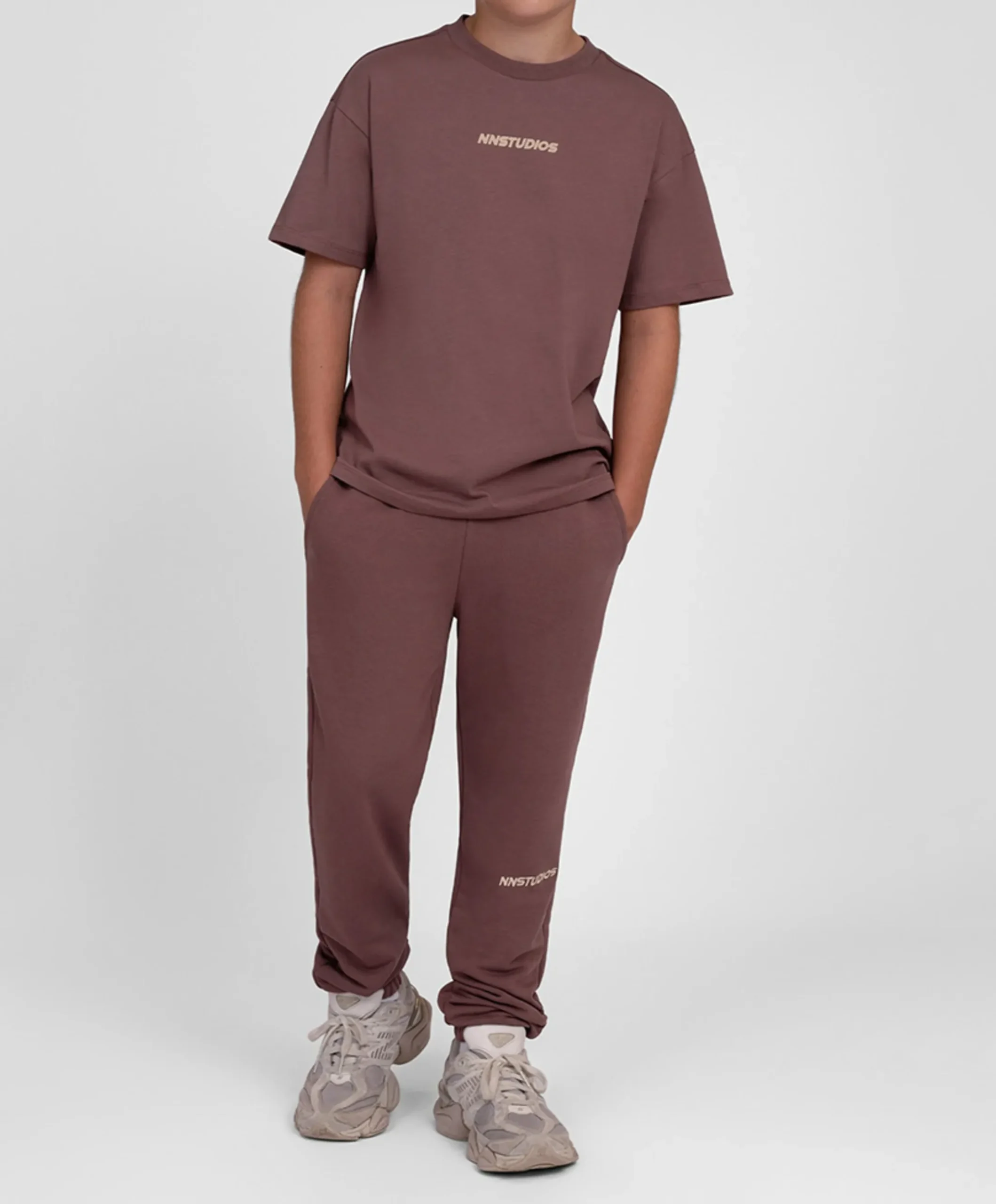 Neil Sweatpants jongens broek bordeaux
