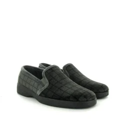 Neles 18204 heren pantoffels grijs