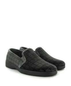 Neles 18204 heren pantoffels grijs