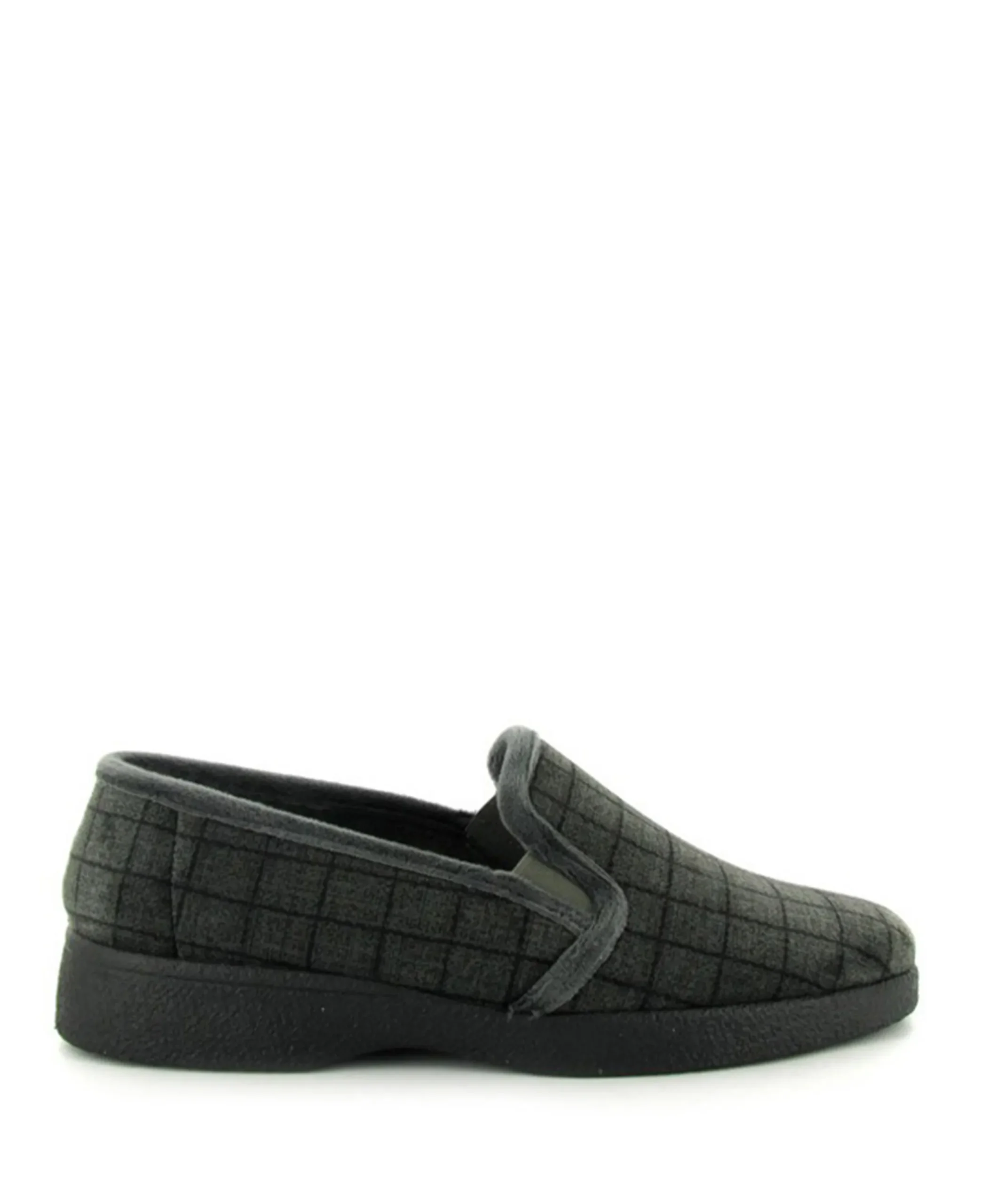 Neles 18204 heren pantoffels grijs