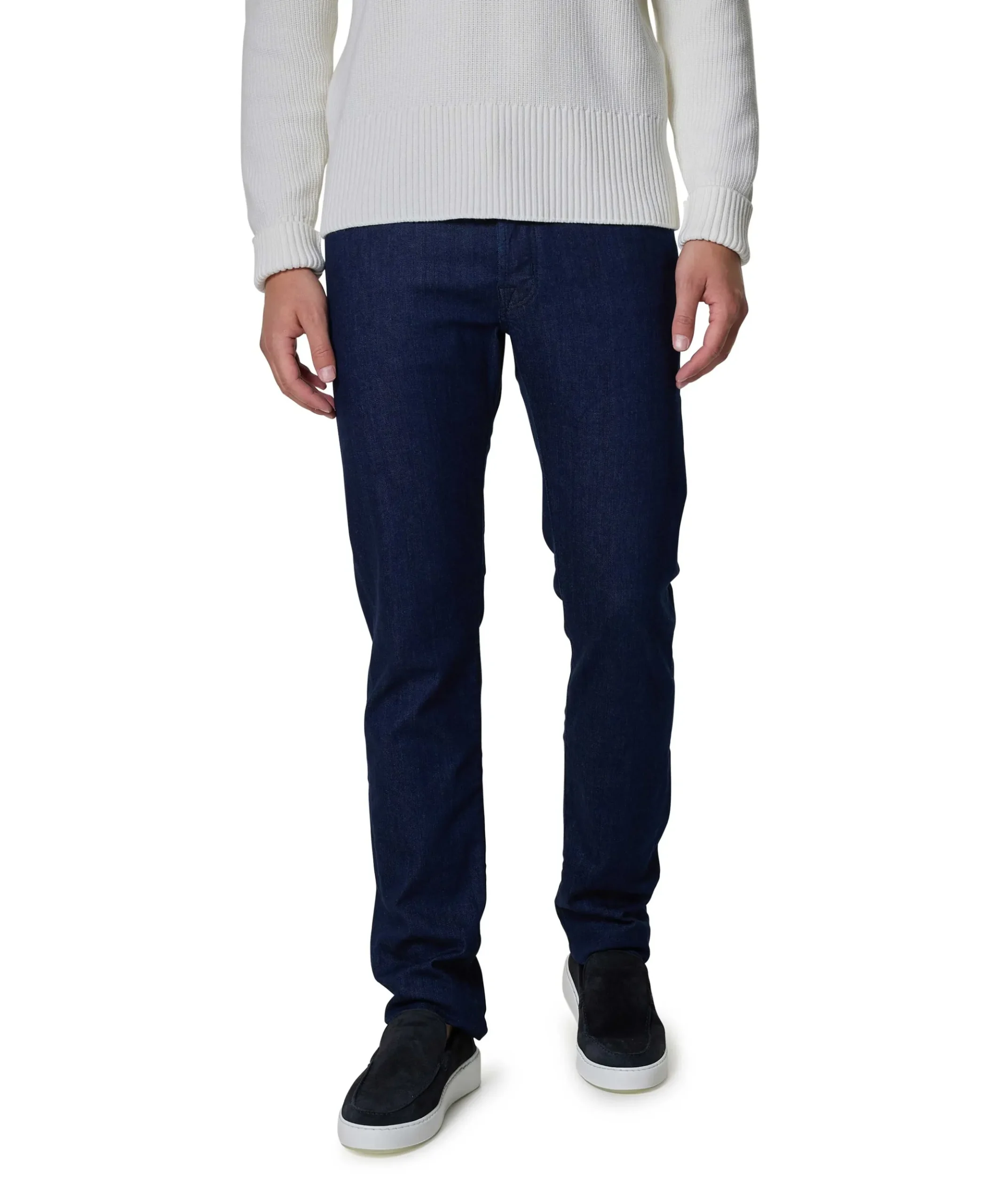 Nick Slim 5 Pocket heren jeans blauw