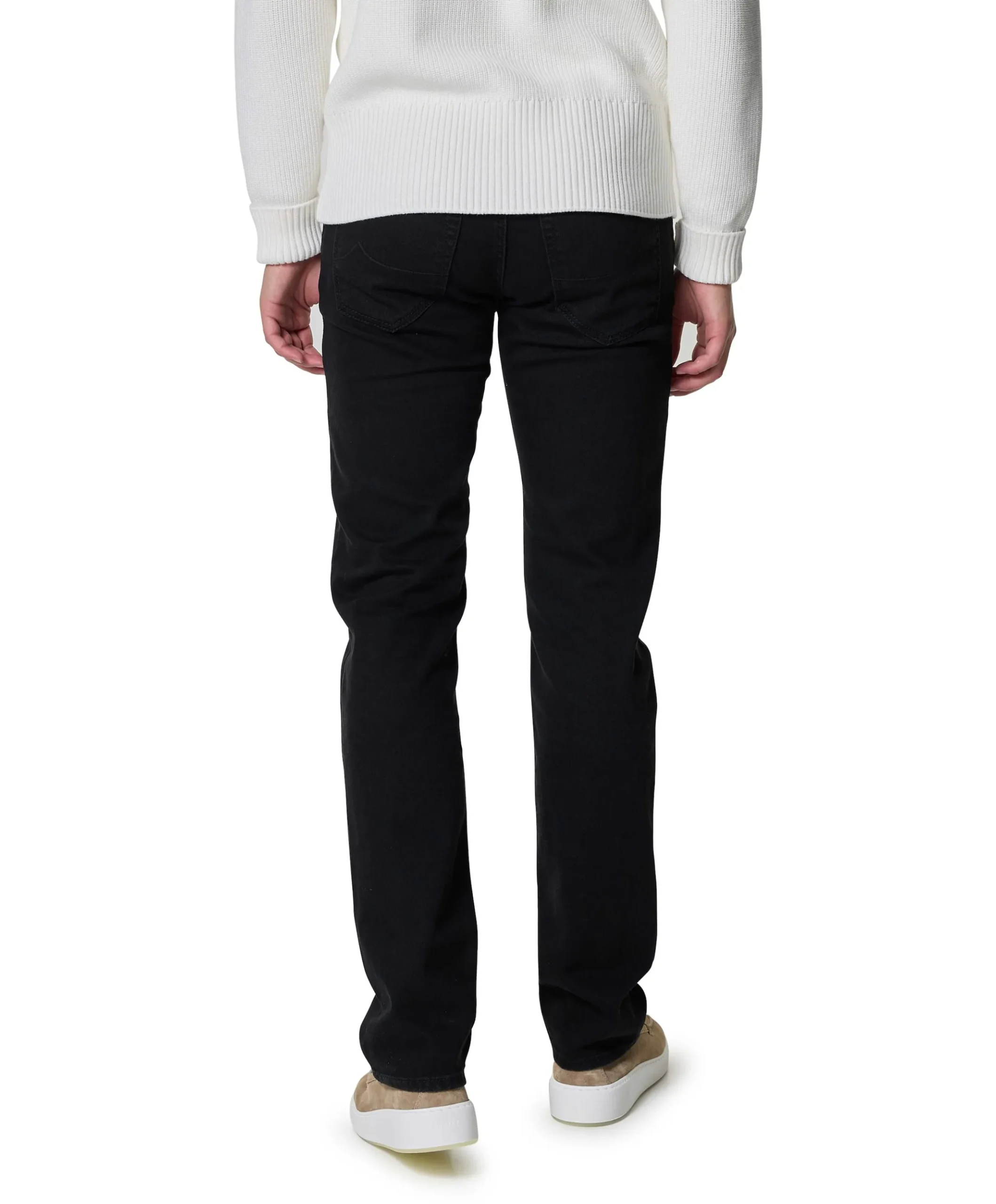 Nick Slim 5 Pocket heren jeans zwart