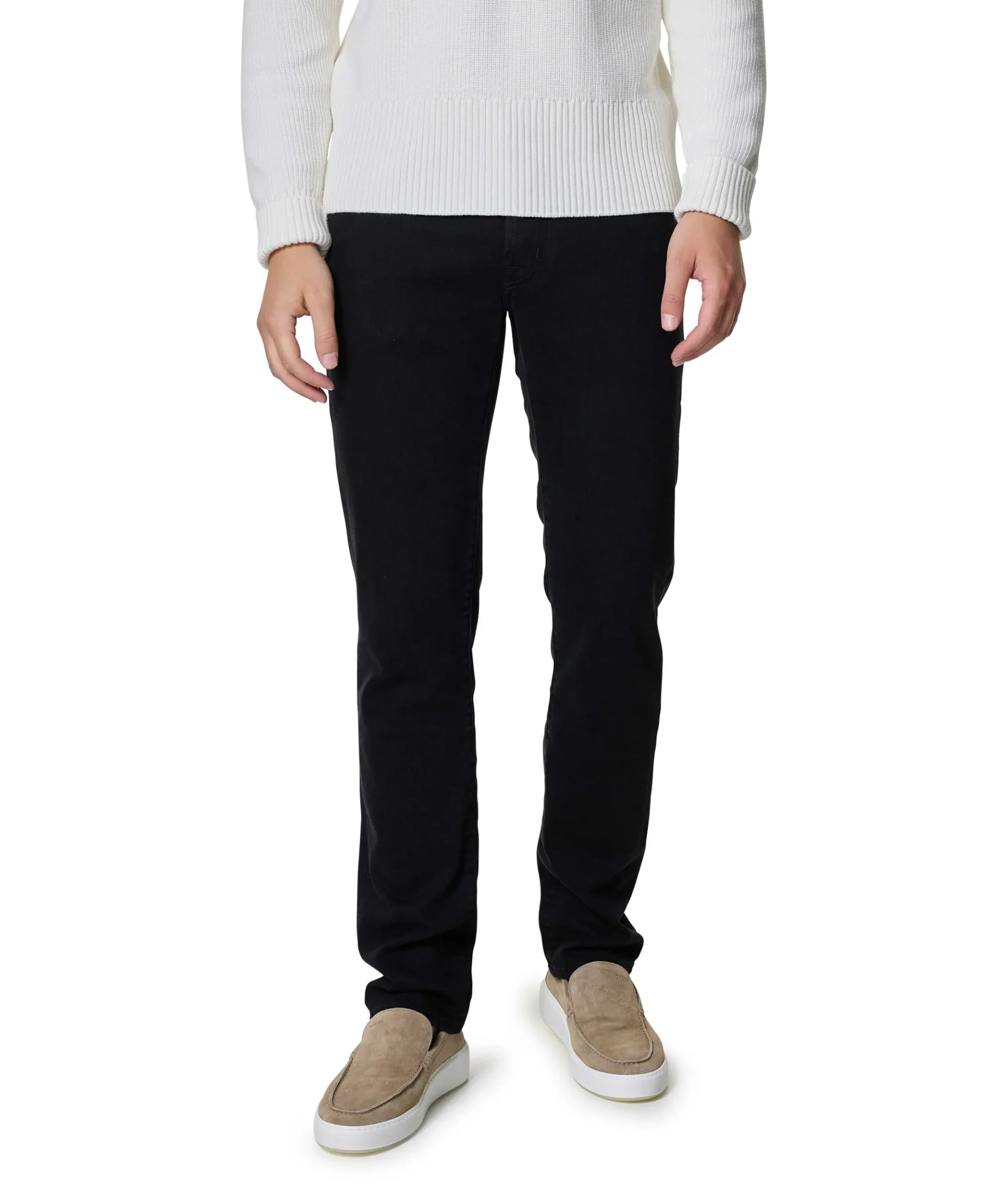 Nick Slim 5 Pocket heren jeans zwart