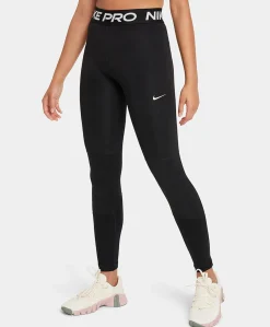 Nike Pro Big Kids' (girls') Legging meisjes tights zwart
