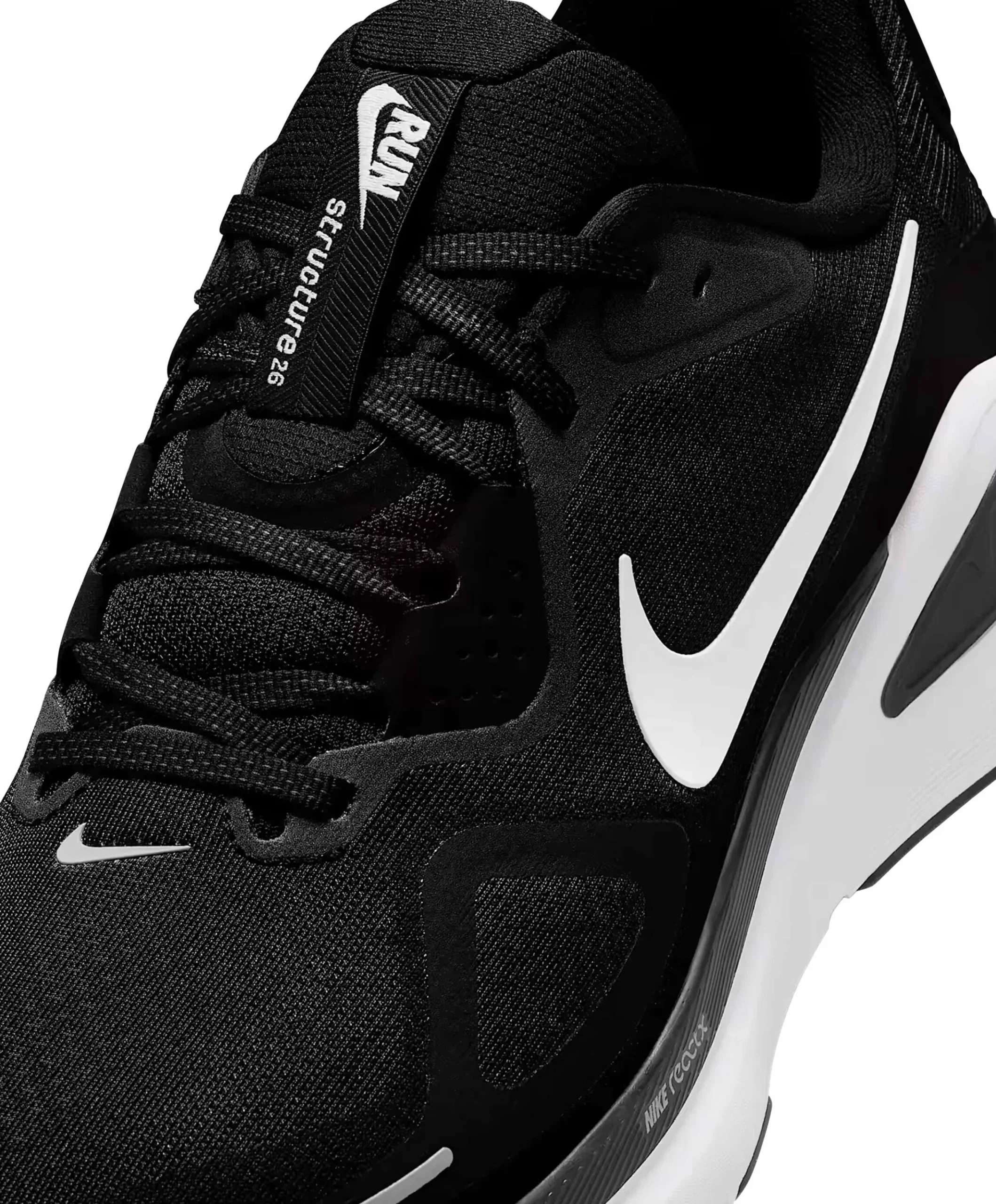Nike Structure 26 Men's Road Runnin heren runningschoenen zwart