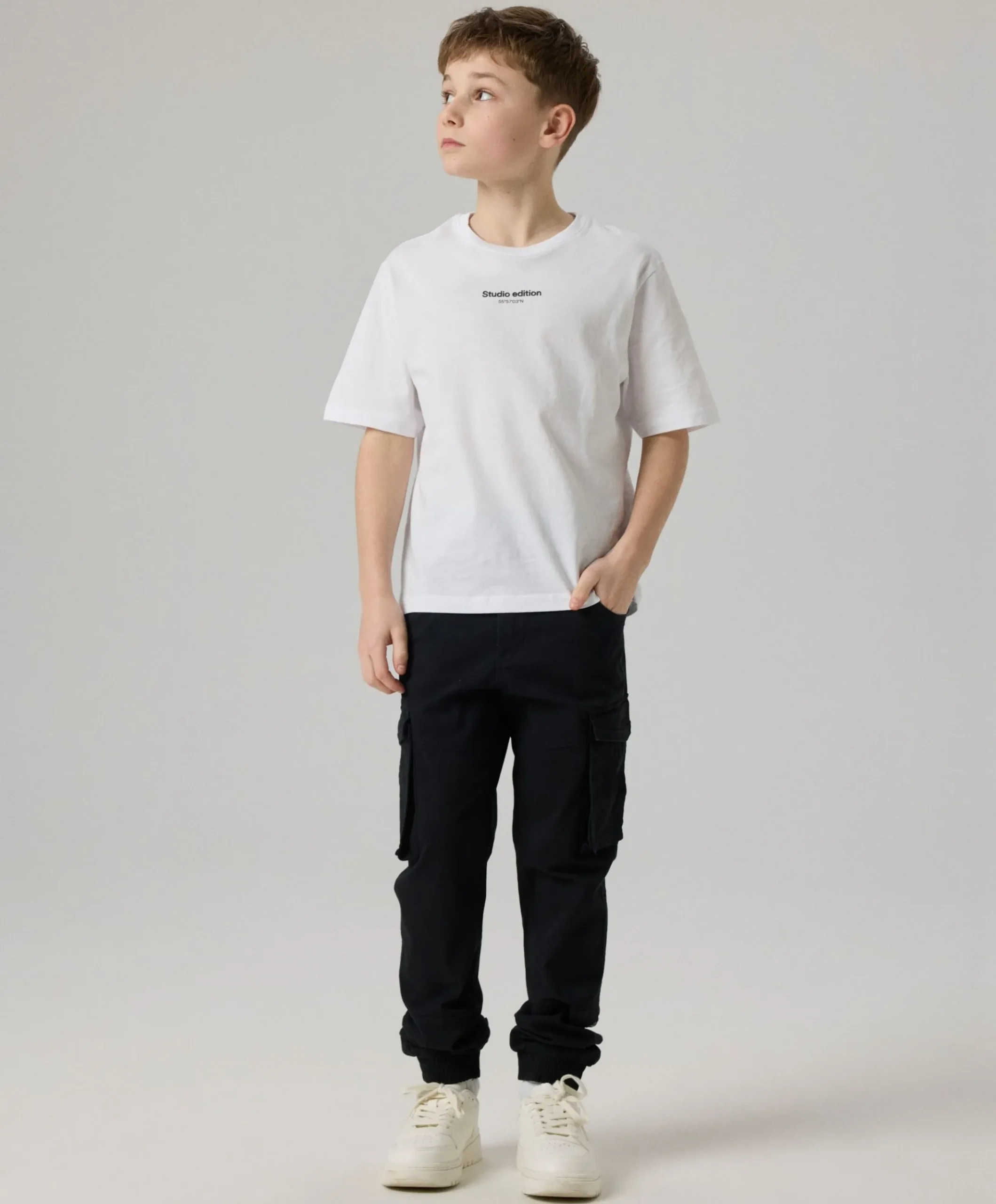 NITBAMGO REG/R TWI CA PANT M NMT NO jongens broek zwart