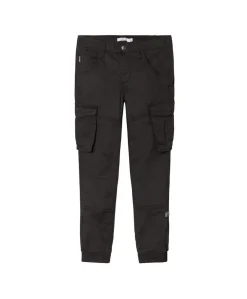 NITBAMGO REG/R TWI CA PANT M NMT NO jongens broek zwart